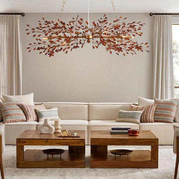 Fiore Linear Chandelier 43"51"68"