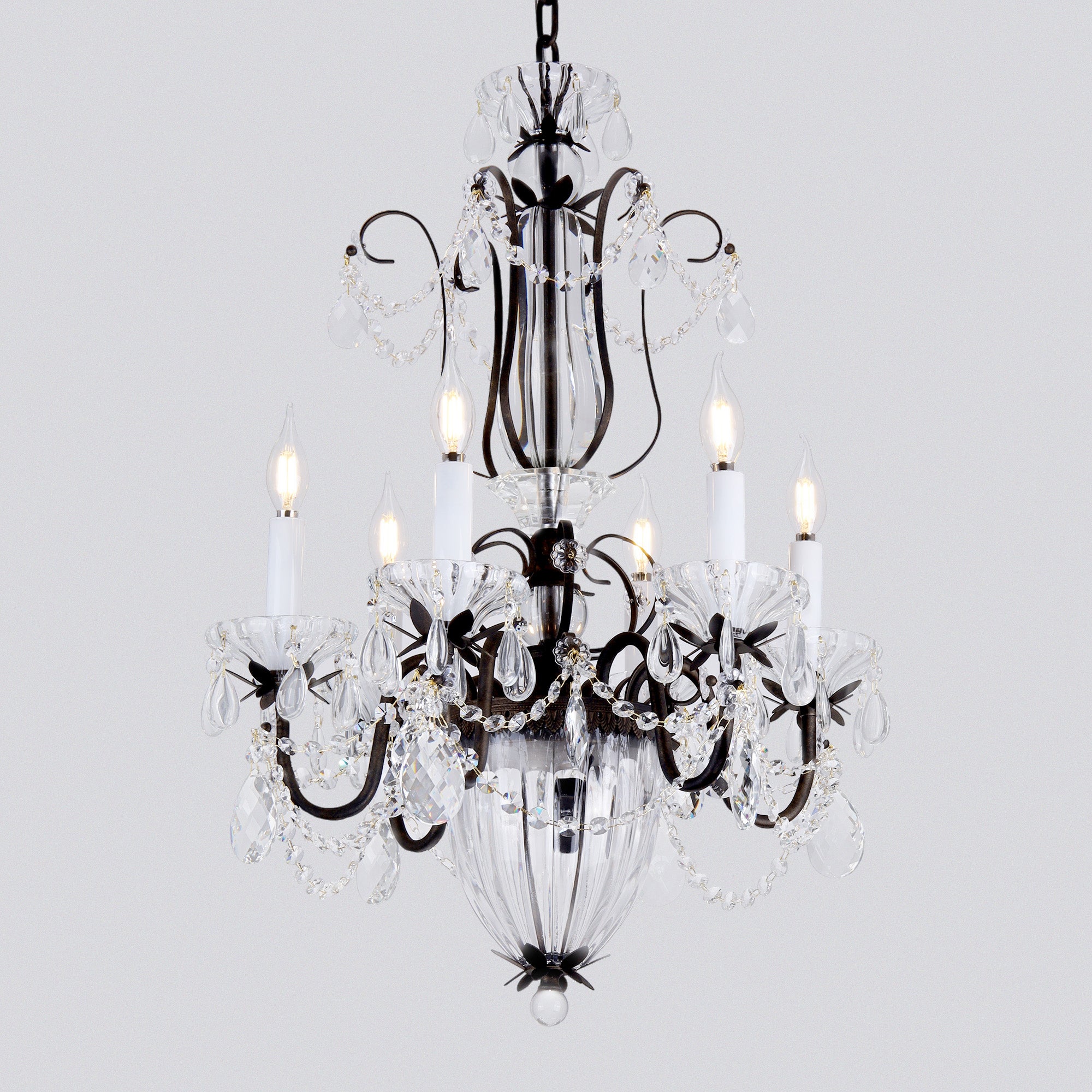 Victorian Crystal Chandelier