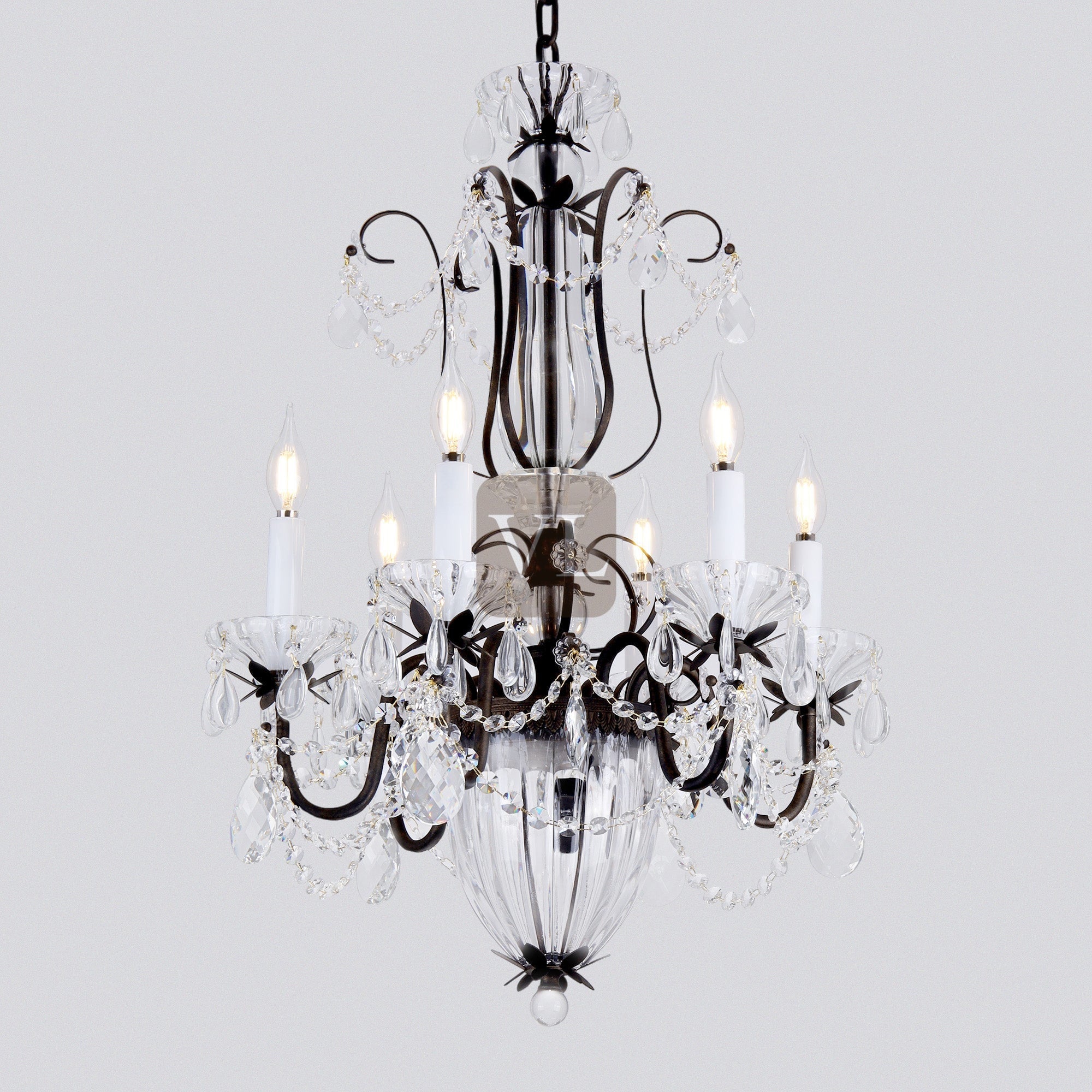 Victorian Crystal Chandelier
