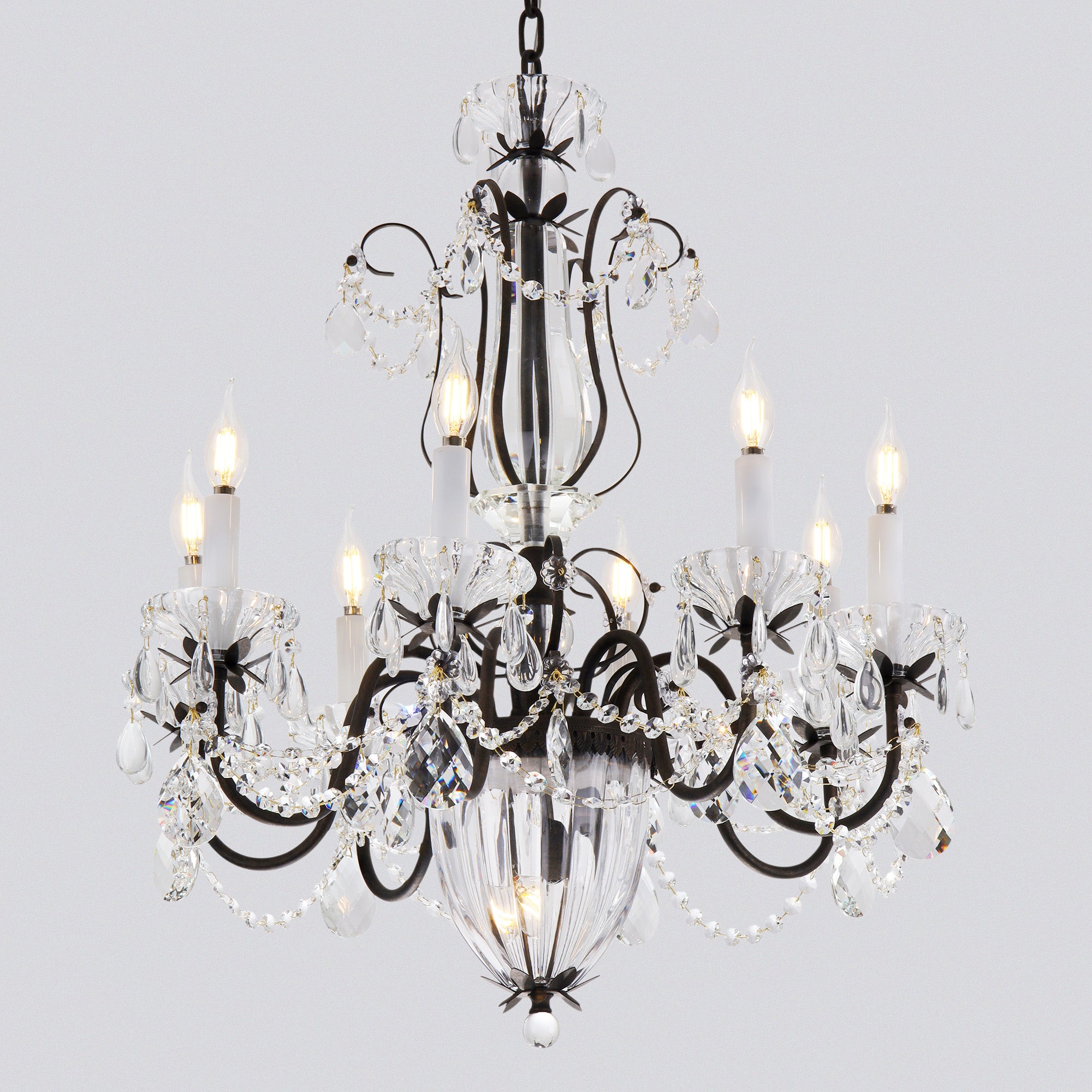 Victorian Crystal Chandelier