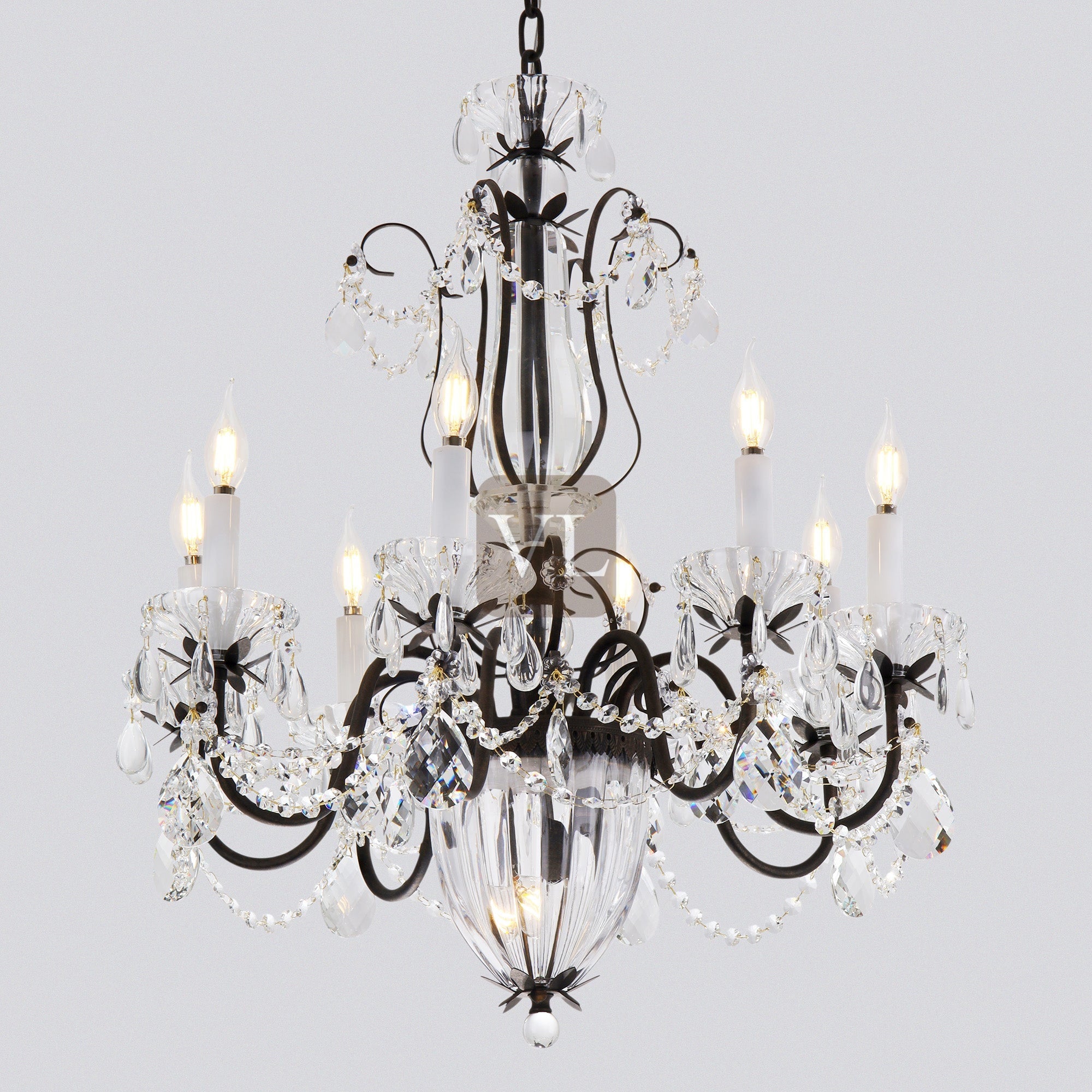 Victorian Crystal Chandelier