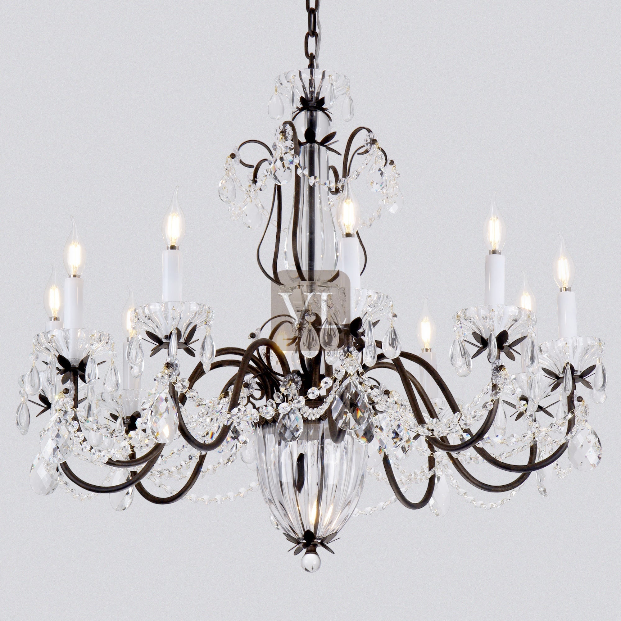 Victorian Crystal Chandelier