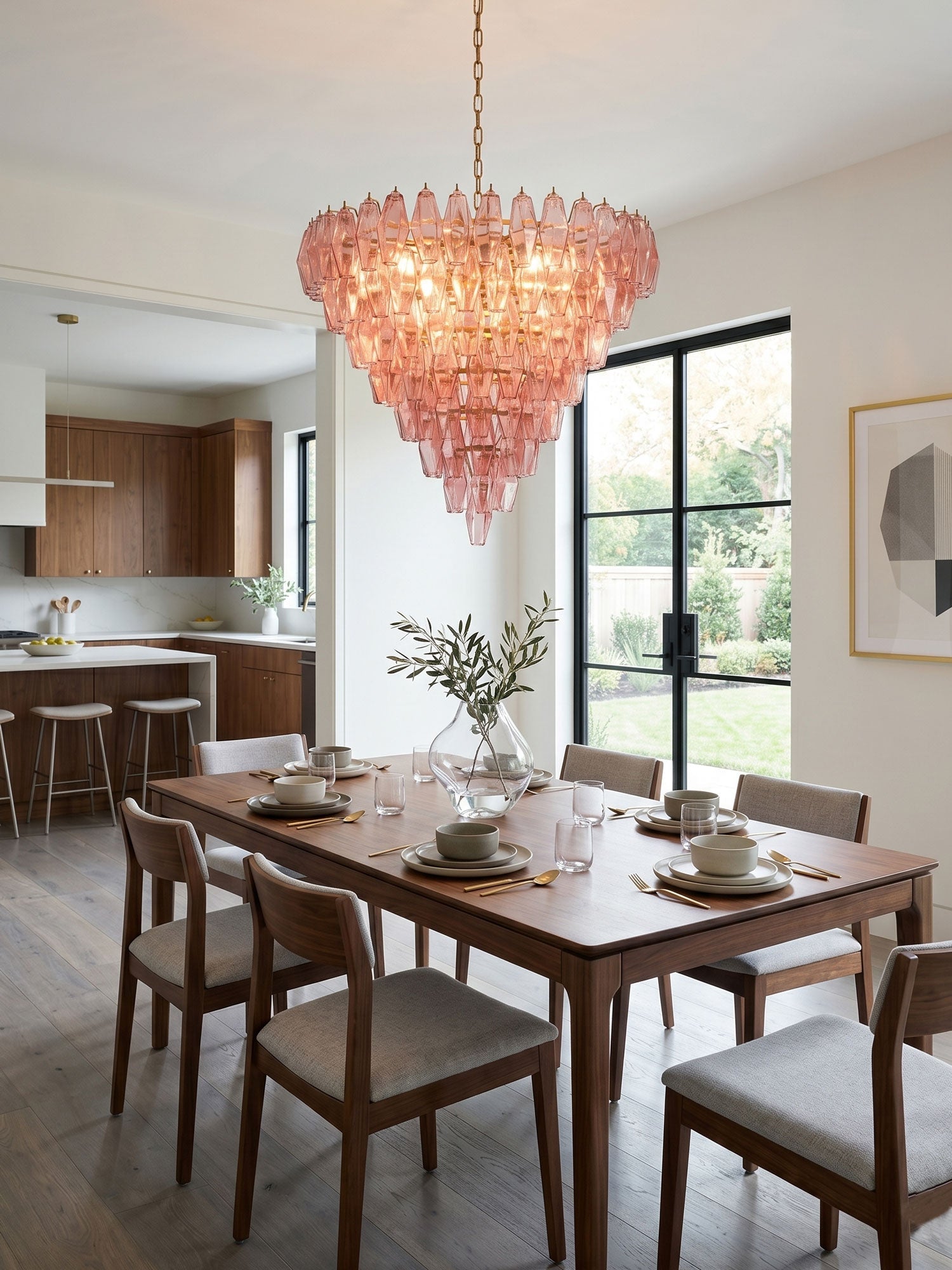 Asti Glass Chandelier - Vakkerlight