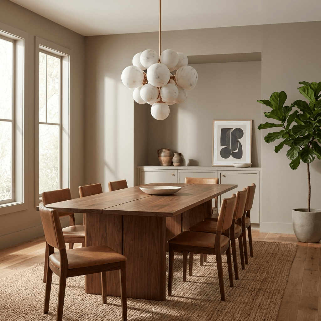 Aurelia Alabaster Cluster Chandelier