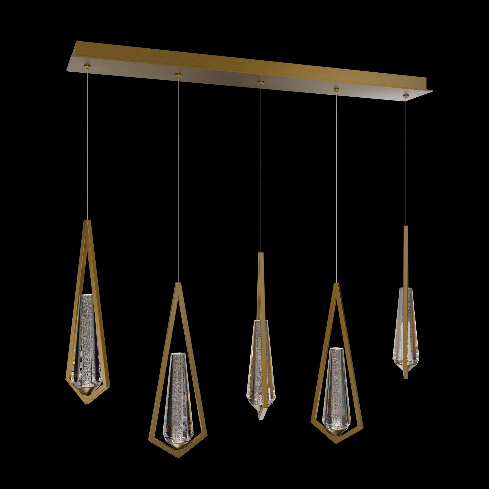 Devotee Linear Chandelier 5 Light