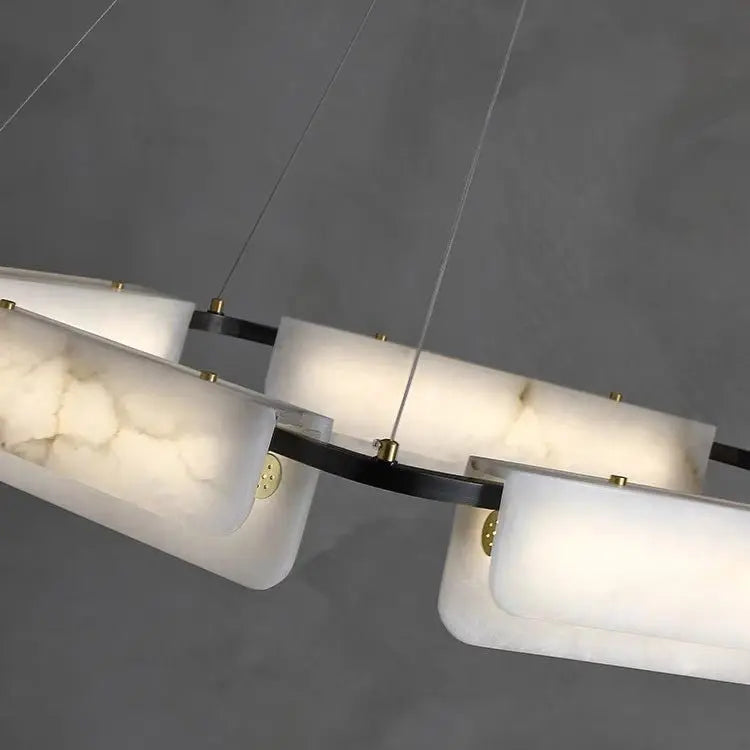 Alabaster Modern Bedroom Chandeliers