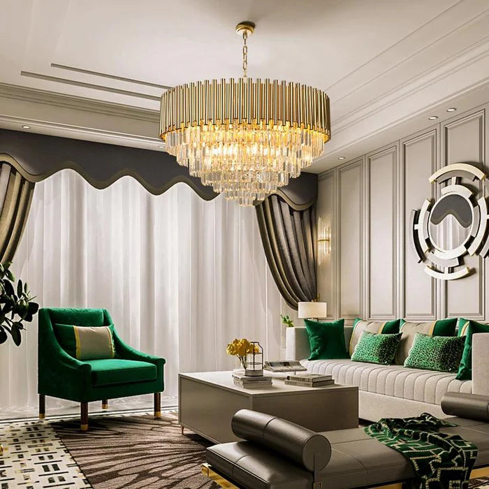 Callistenes Clear Crystal Chandelier