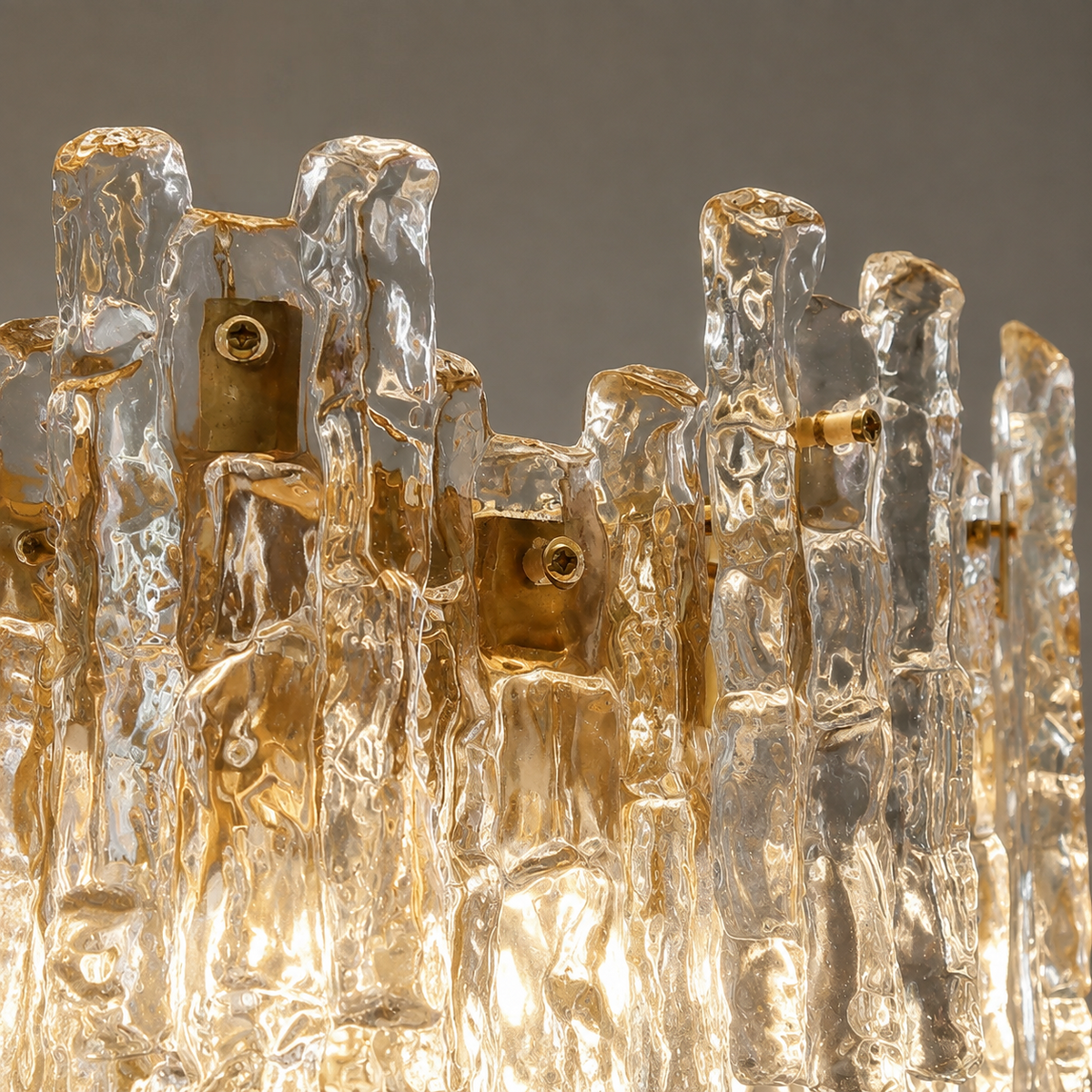 Wall Sconce Murano-Style Textured Glass