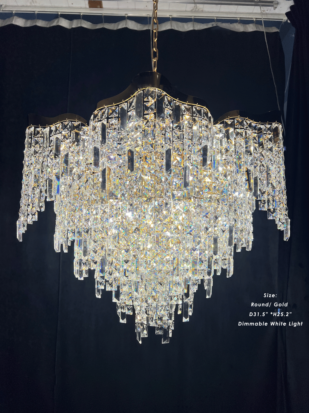 Crystal Tassel Chandelier Set For Living Room/Dining Room/Bedroom