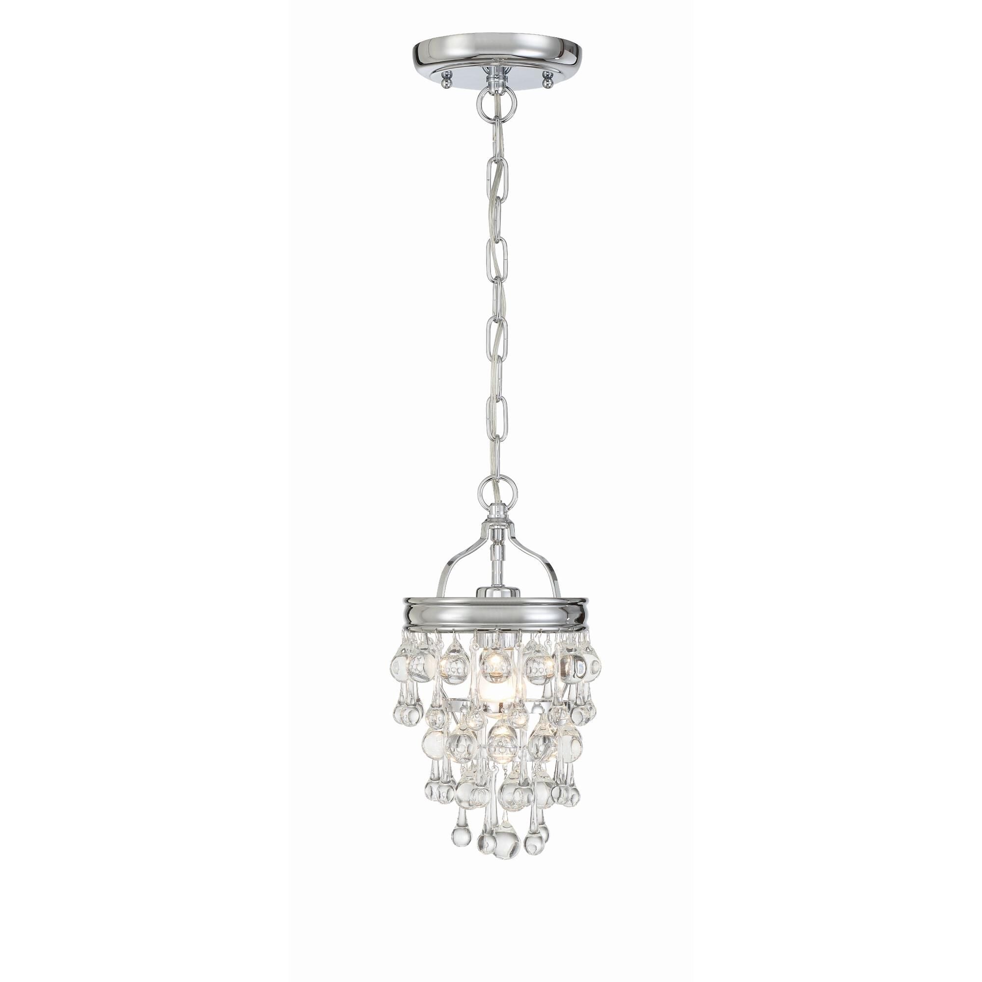 Crystorama Calypso Mini Chandelier 7 Inch - Elegant Lighting