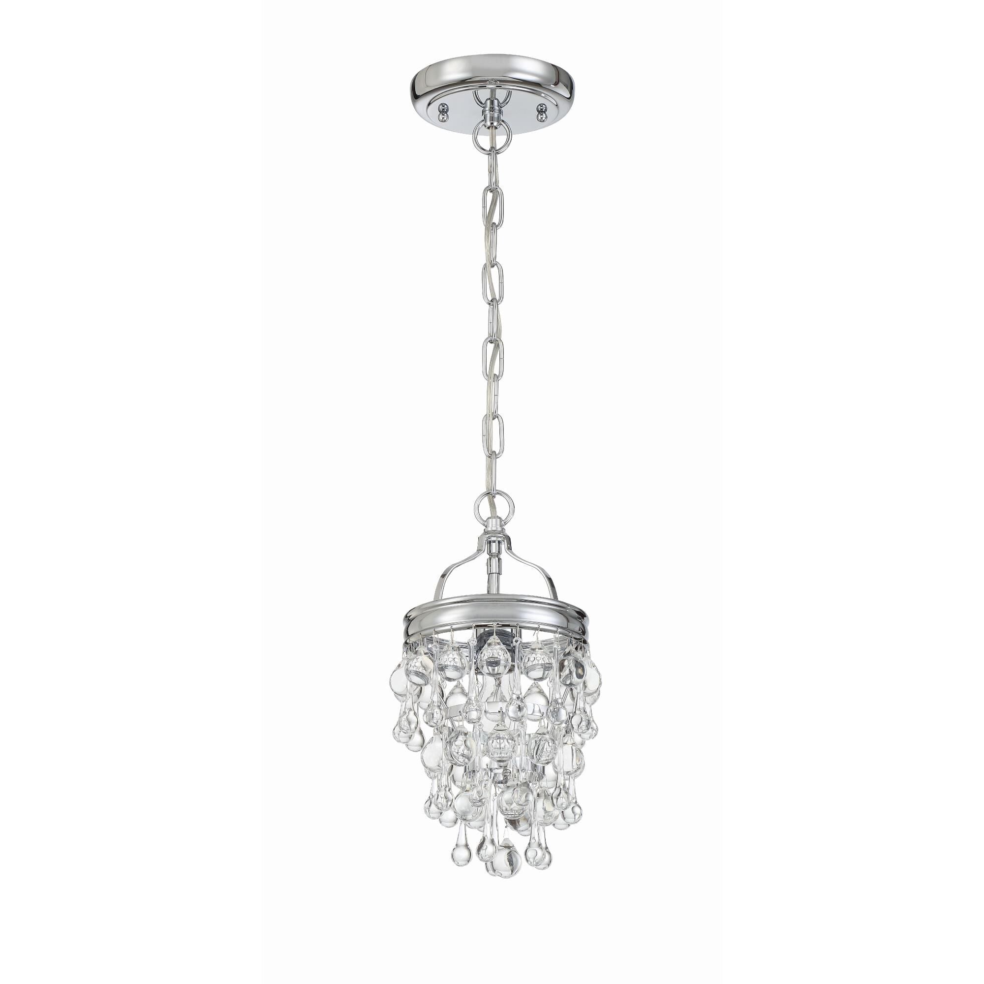Crystorama Calypso Mini Chandelier 7 Inch - Elegant Lighting