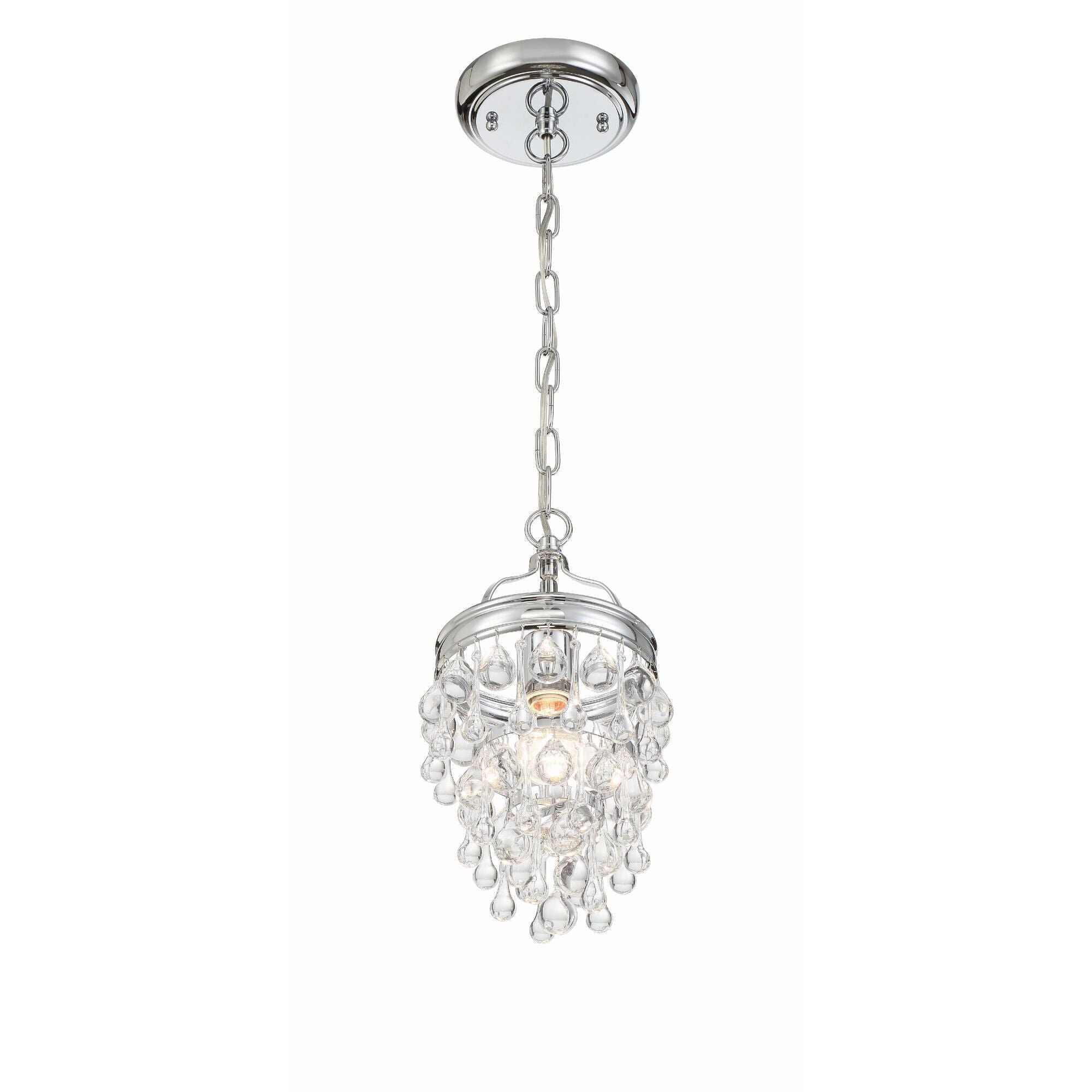 Crystorama Calypso Mini Chandelier 7 Inch - Elegant Lighting