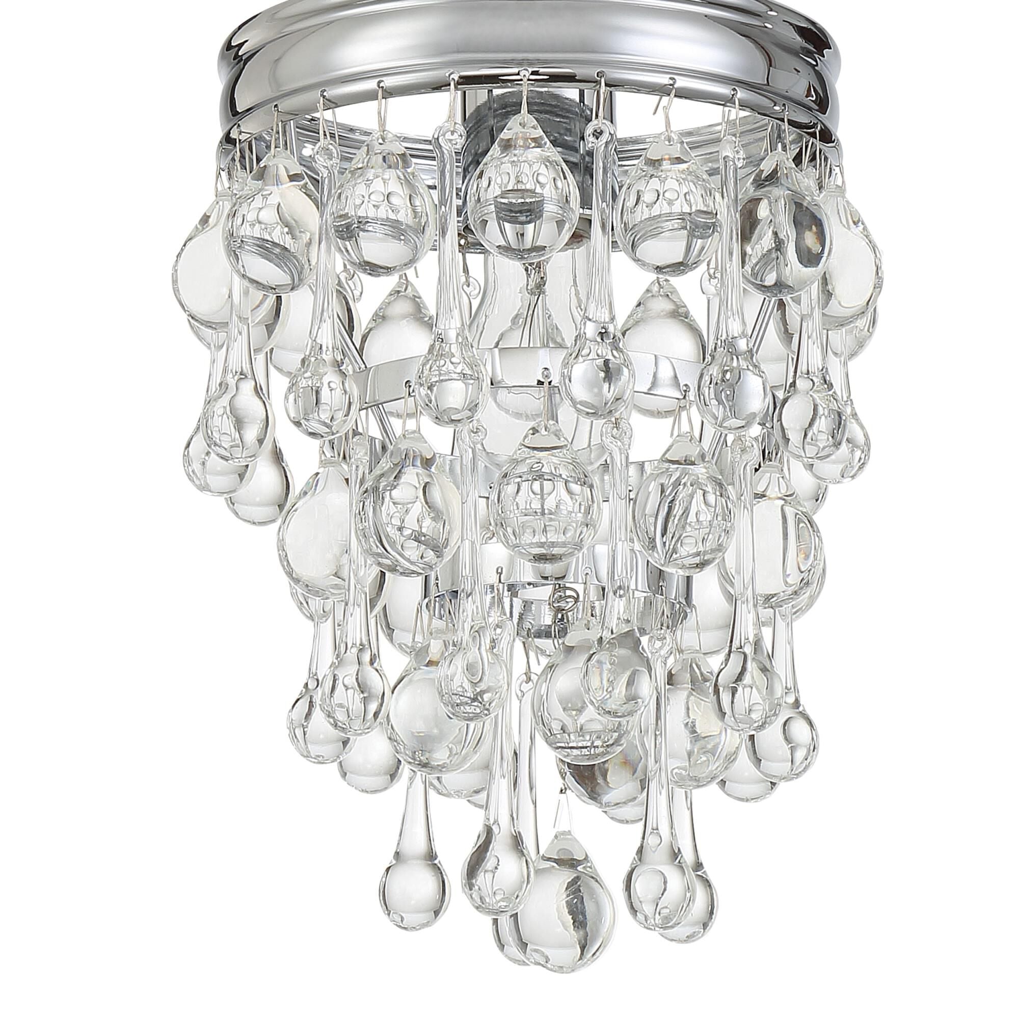 Crystorama Calypso Mini Chandelier 7 Inch - Elegant Lighting