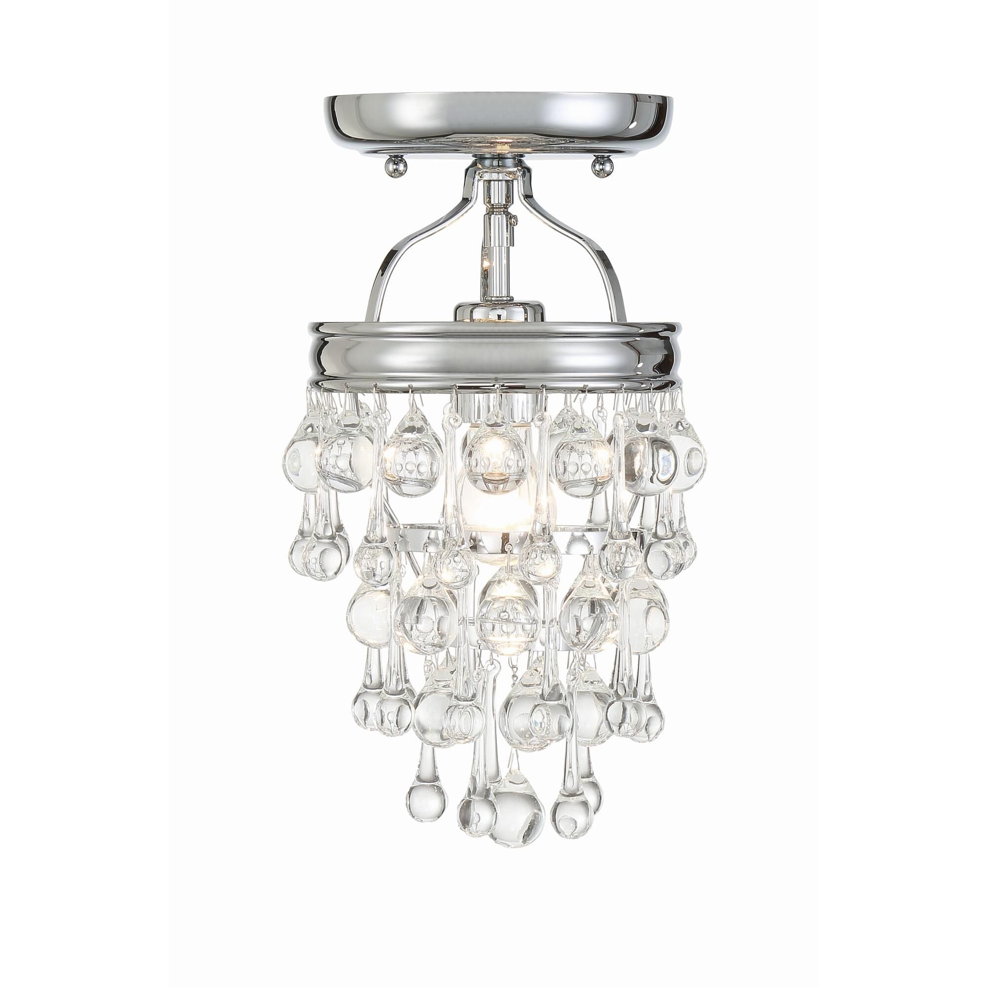 Crystorama Calypso Mini Chandelier 7 Inch - Elegant Lighting