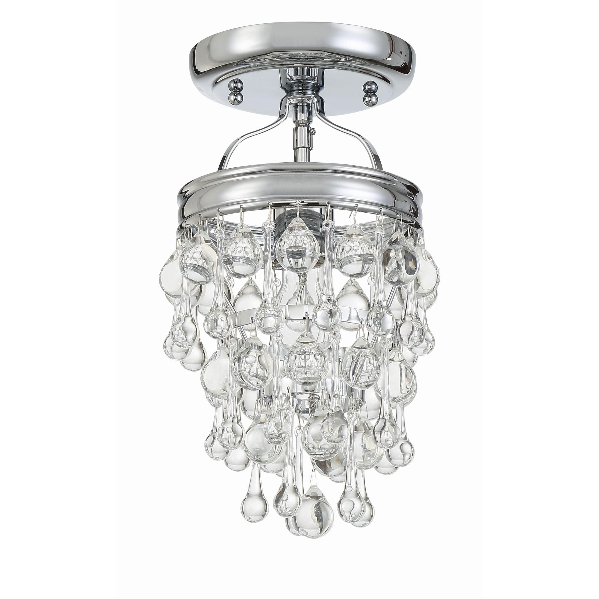 Crystorama Calypso Mini Chandelier 7 Inch - Elegant Lighting