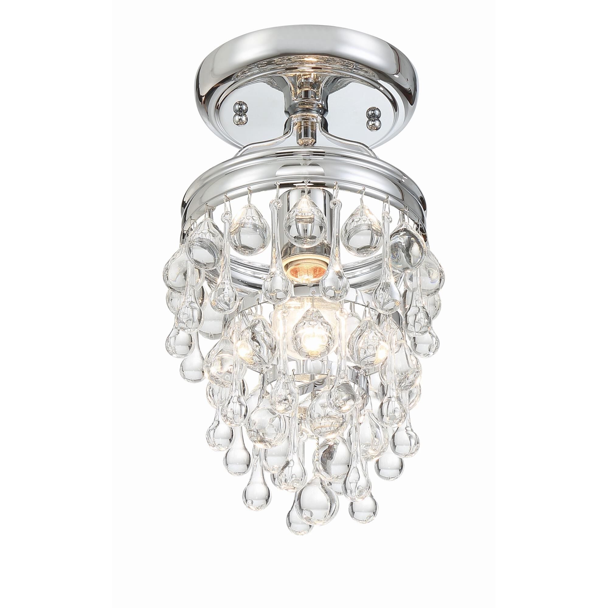 Crystorama Calypso Mini Chandelier 7 Inch - Elegant Lighting