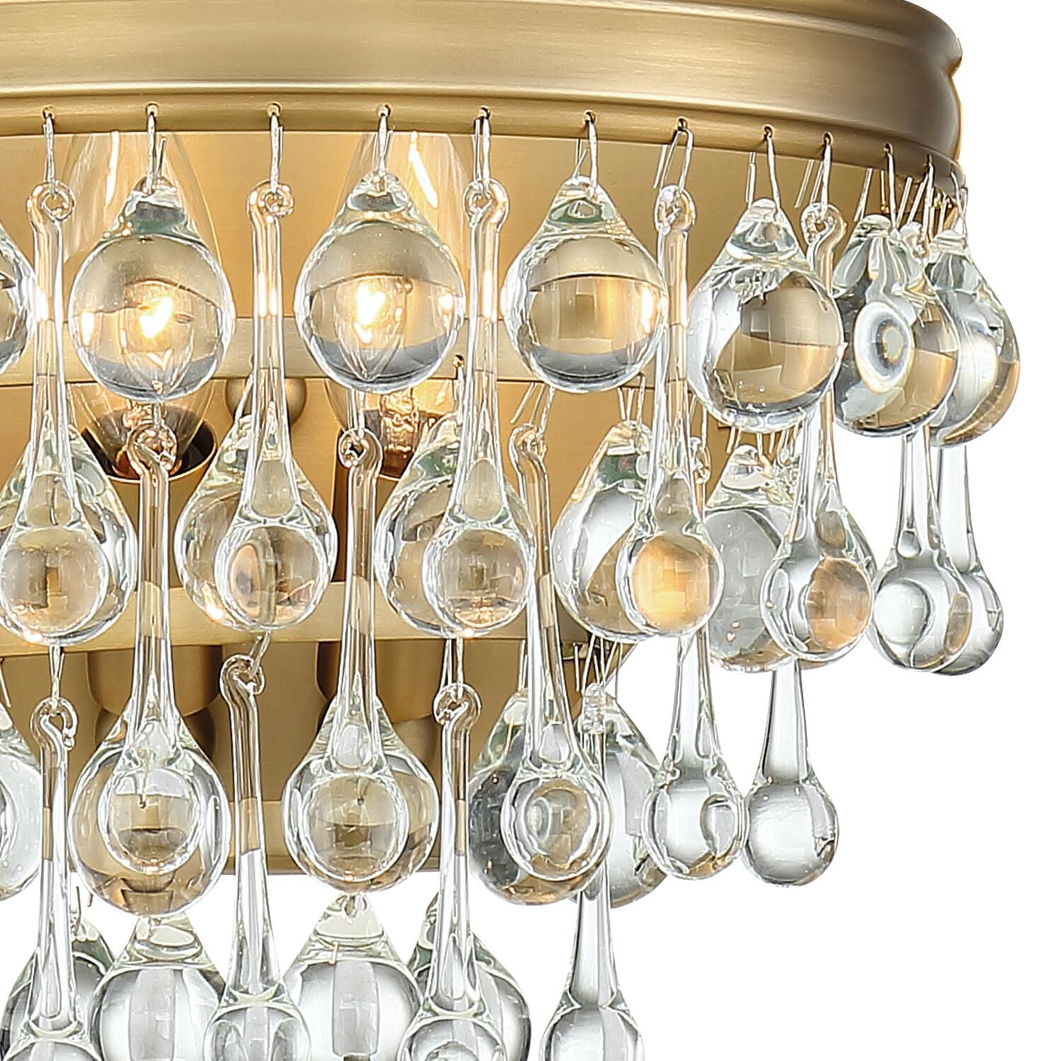 Crystorama Calypso 1 Light Polished Chrome Crystal Wall Sconce