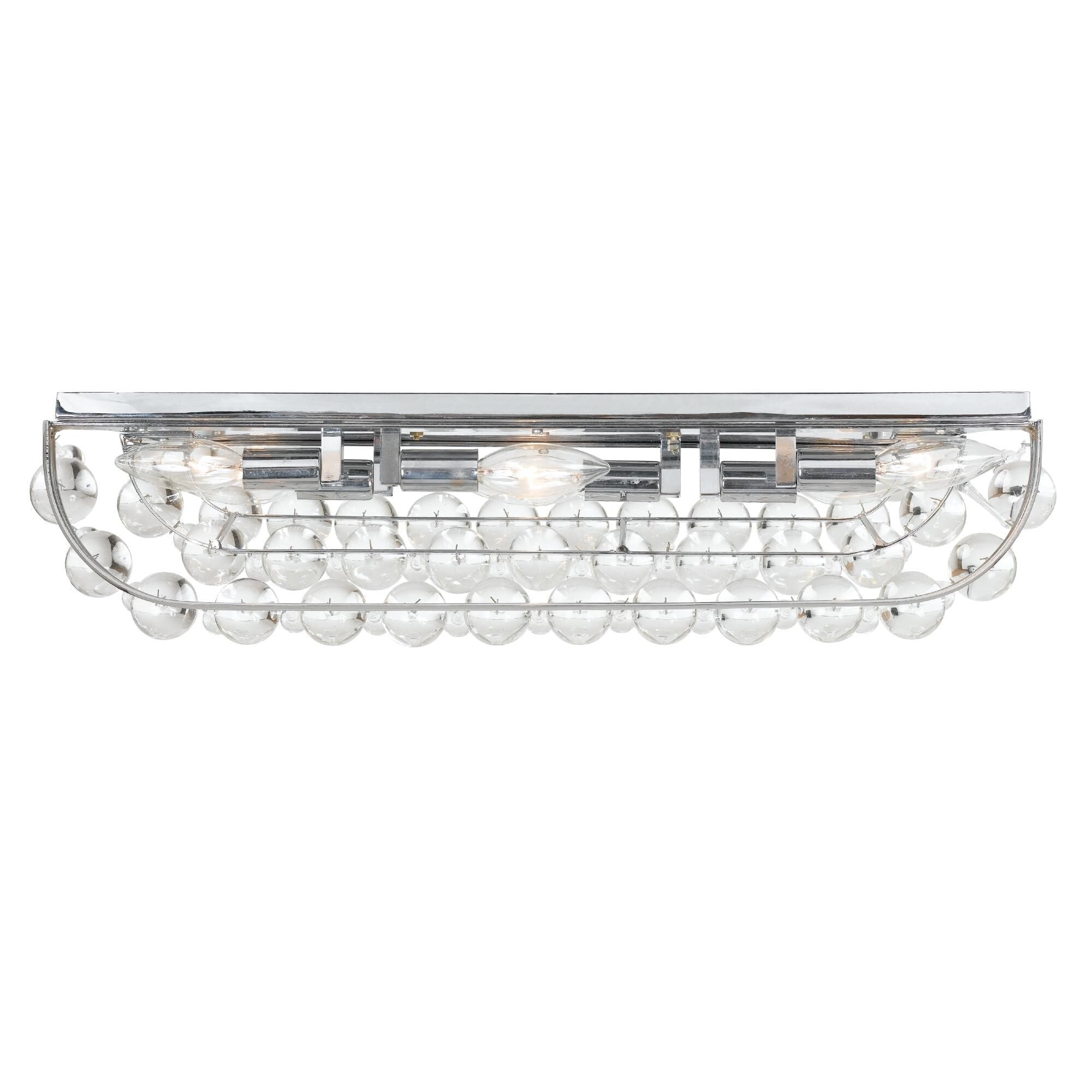 Calypso 33 Inch 8-Light Bathroom Vanity Light | Crystorama