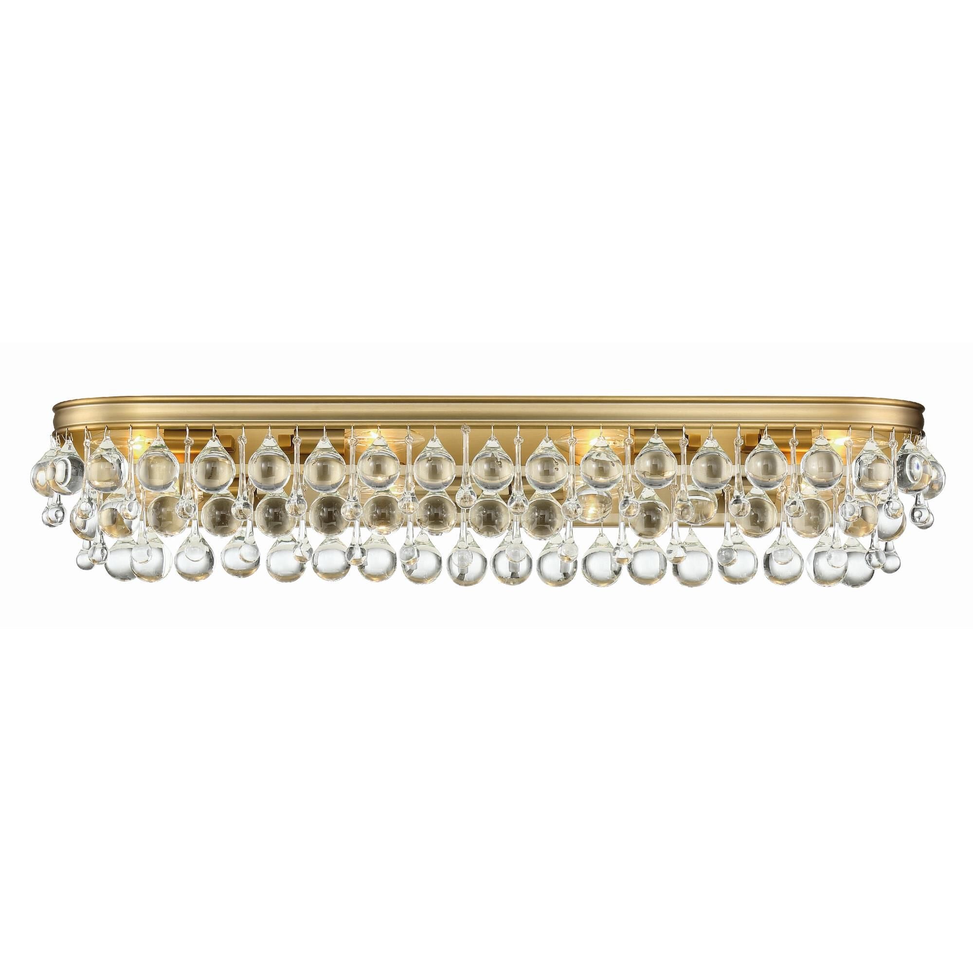 Calypso 33 Inch 8-Light Bathroom Vanity Light | Crystorama