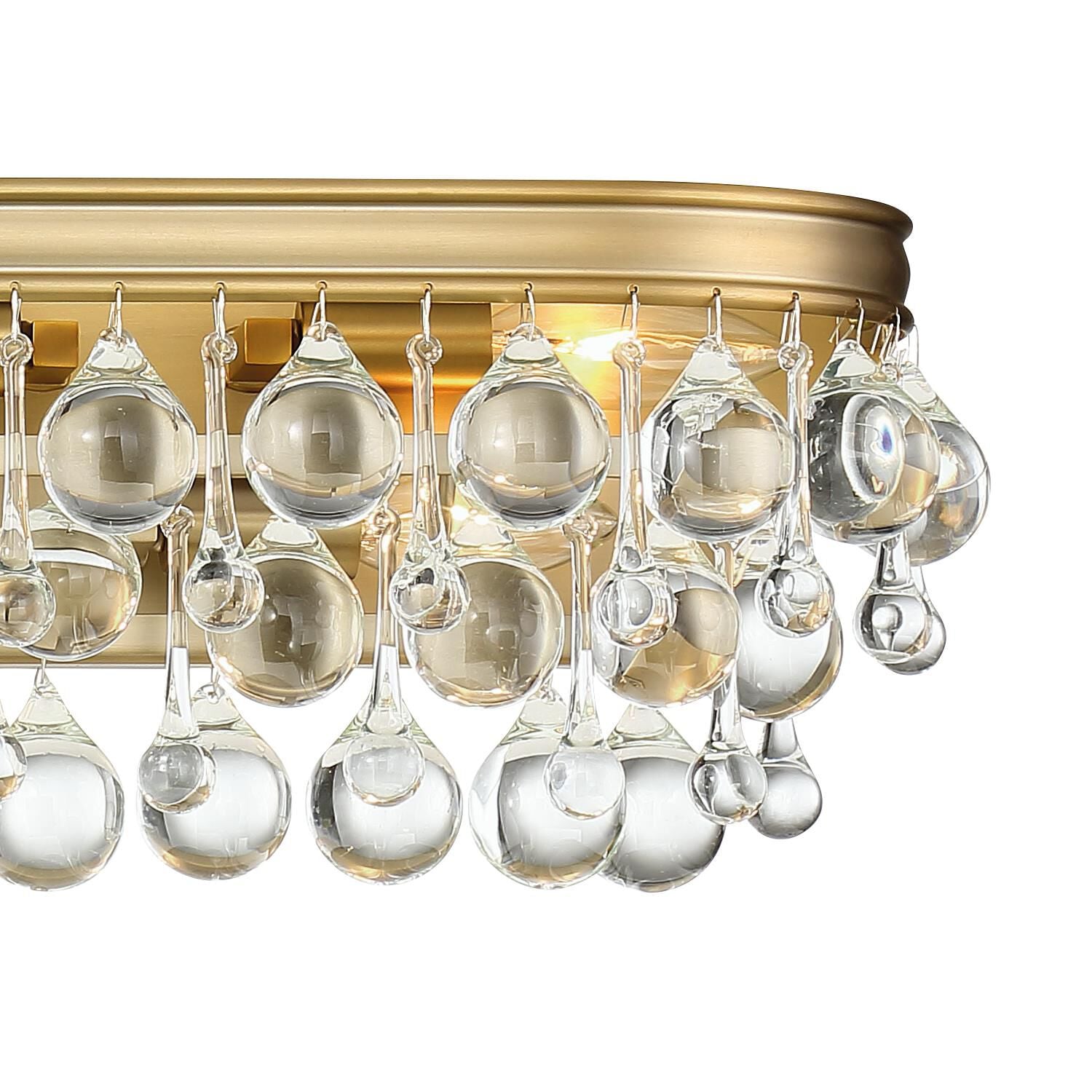 Calypso 33 Inch 8-Light Bathroom Vanity Light | Crystorama