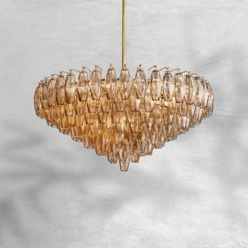 Chiarita Glass Tiered Round Chandelier
