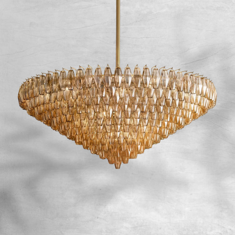 Chiarita Glass Tiered Round Chandelier