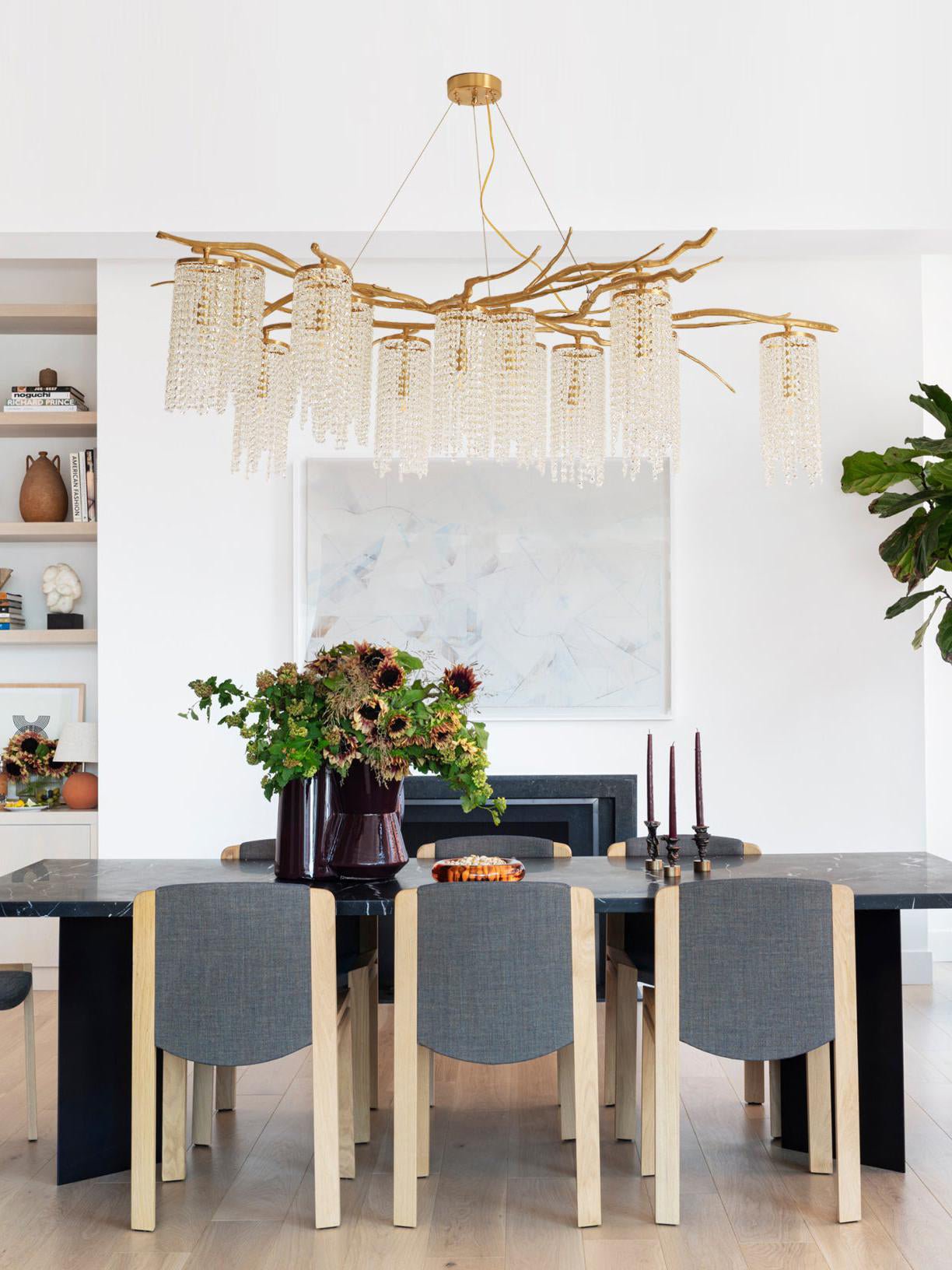 Forest Dawn Brass Chandelier - Vakkerlight