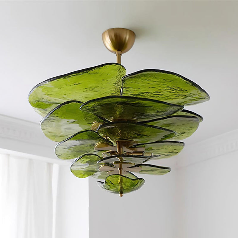 Petal Layered Murano Glass Chandelier