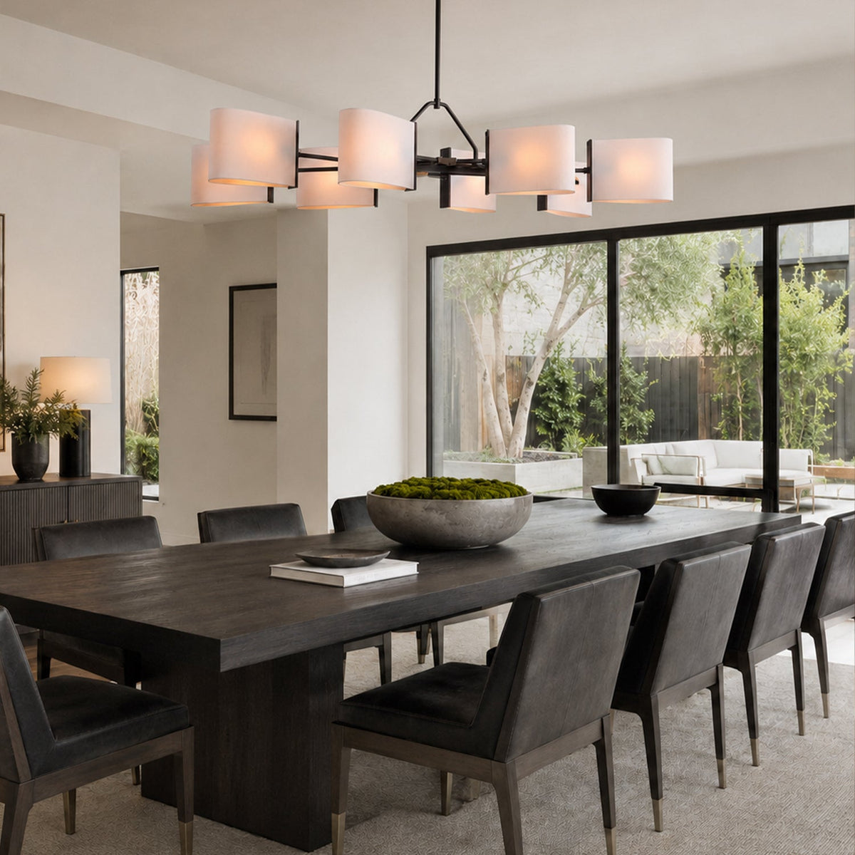 Dessay Solid Brass Linear Chandelier