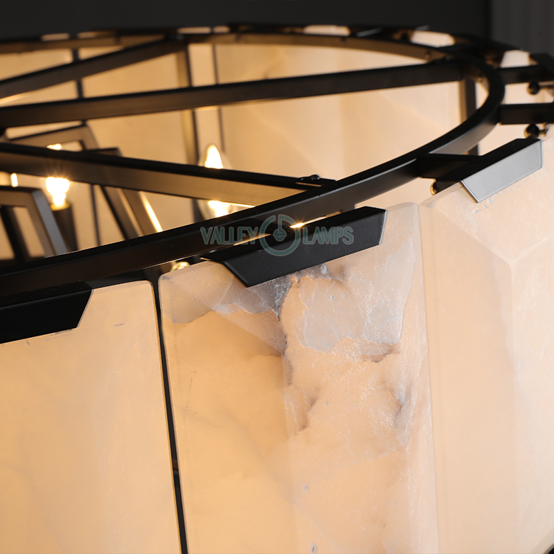 Hartley Calcite Round Chandelier 19"/31"/43"/60"
