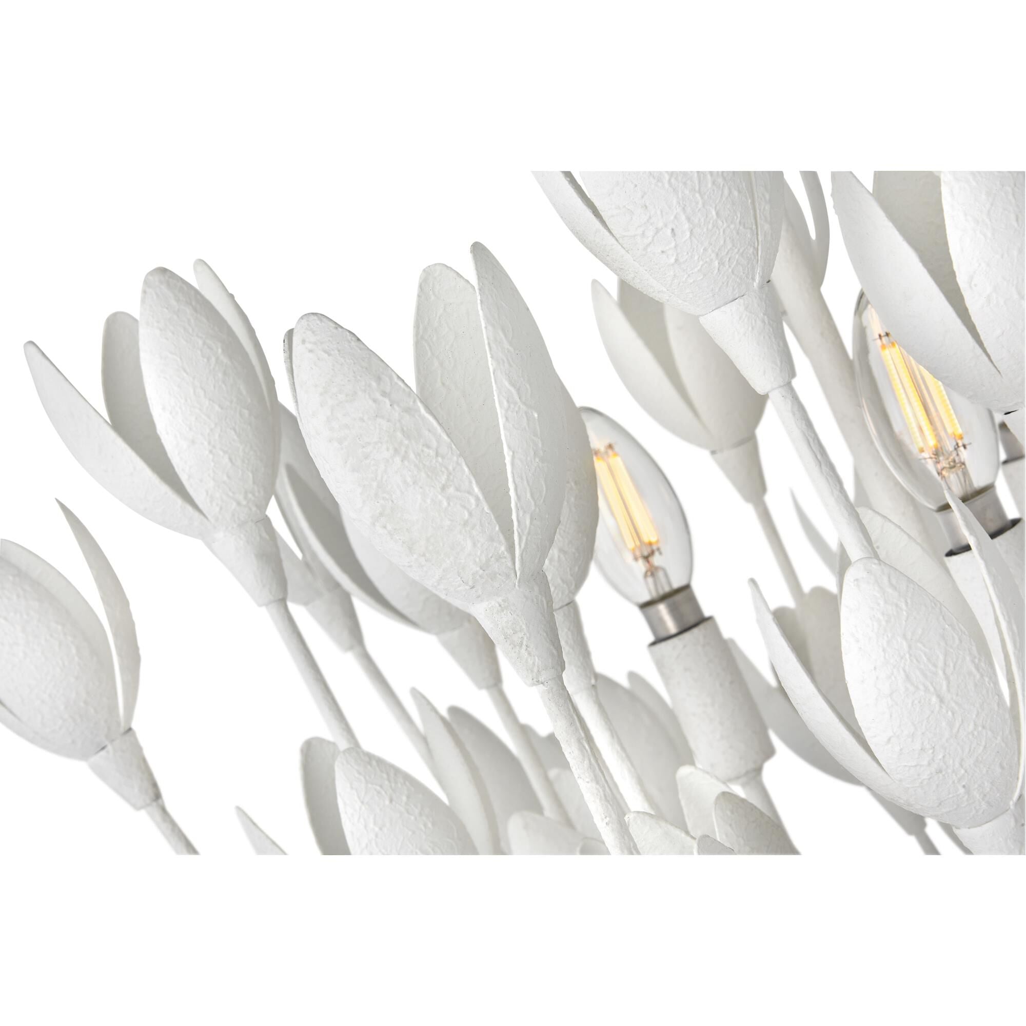 Flora 20 Inch 3-Light LED Chandelier - Delicate Floral Design