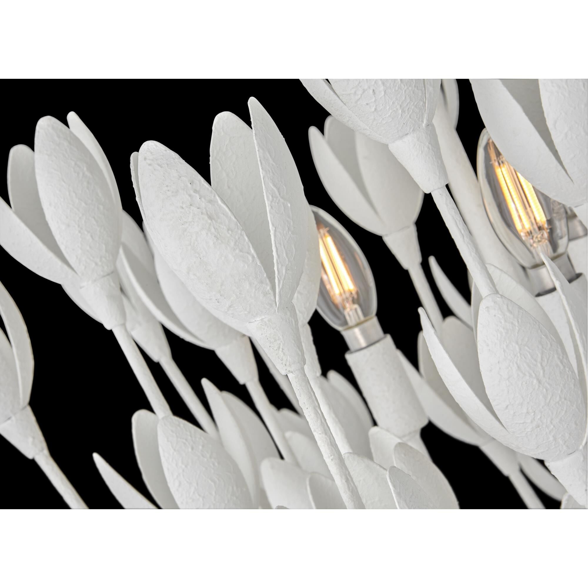 Flora 20 Inch 3-Light LED Chandelier - Delicate Floral Design