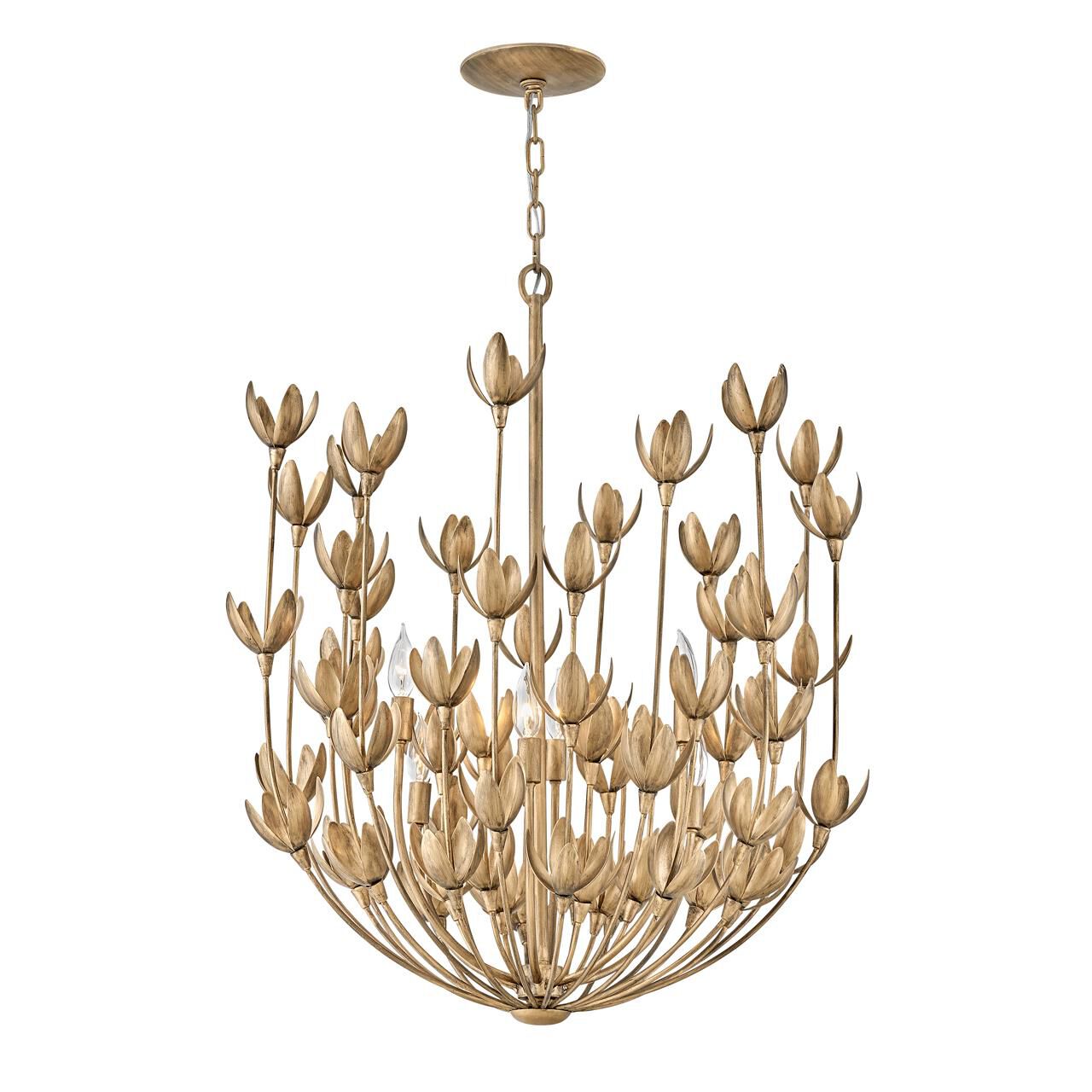 Flora 26 Inch 6 Light Chandelier Hinkley Lighting - Elegant Floral Design