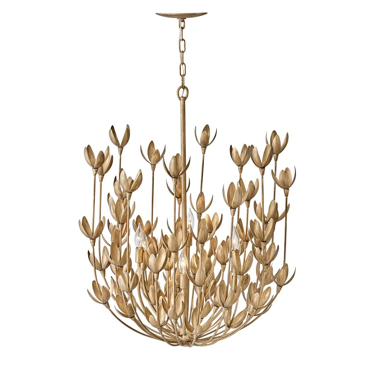 Flora 26 Inch 6 Light Chandelier Hinkley Lighting - Elegant Floral Design