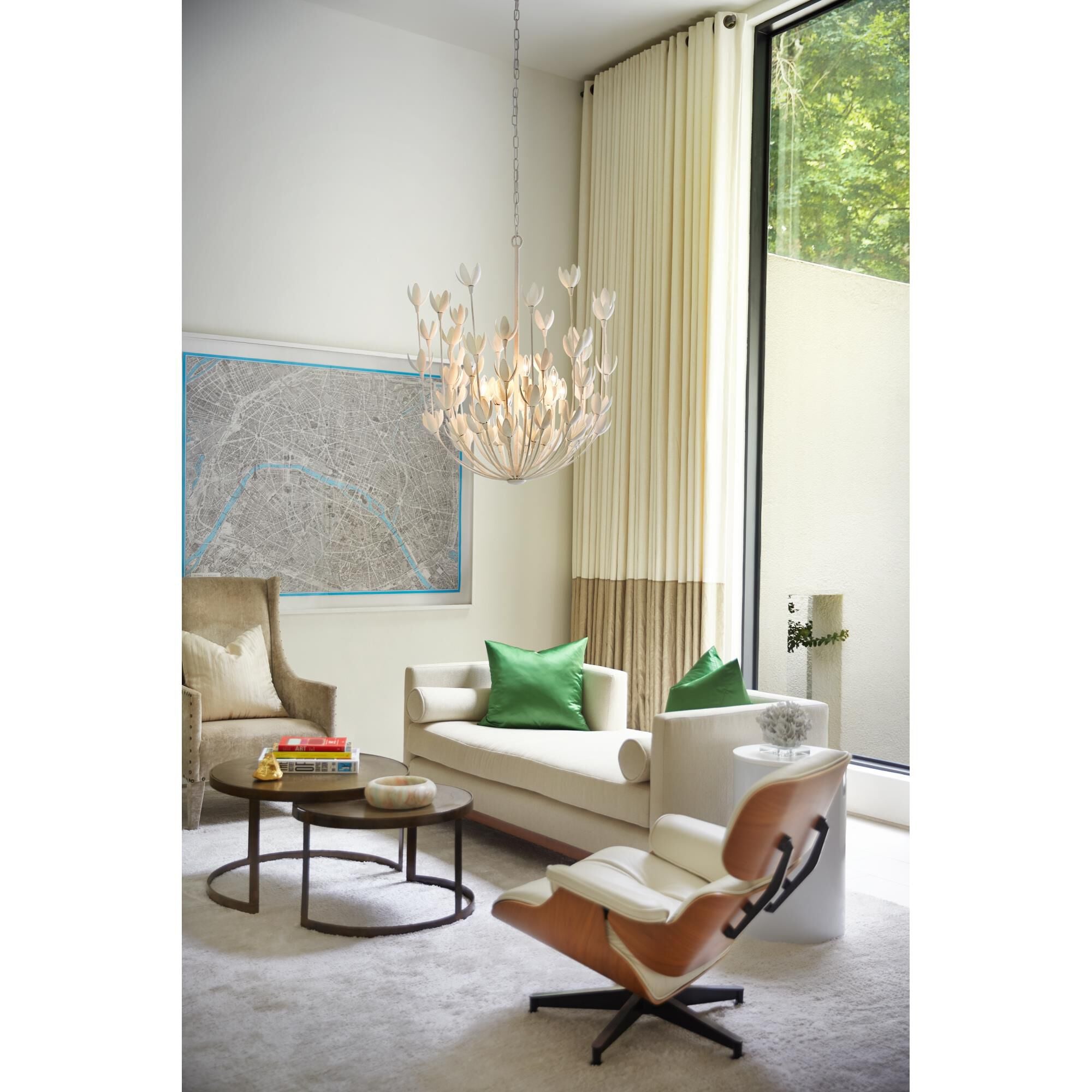 Flora 26 Inch 6 Light Chandelier Hinkley Lighting - Elegant Floral Design