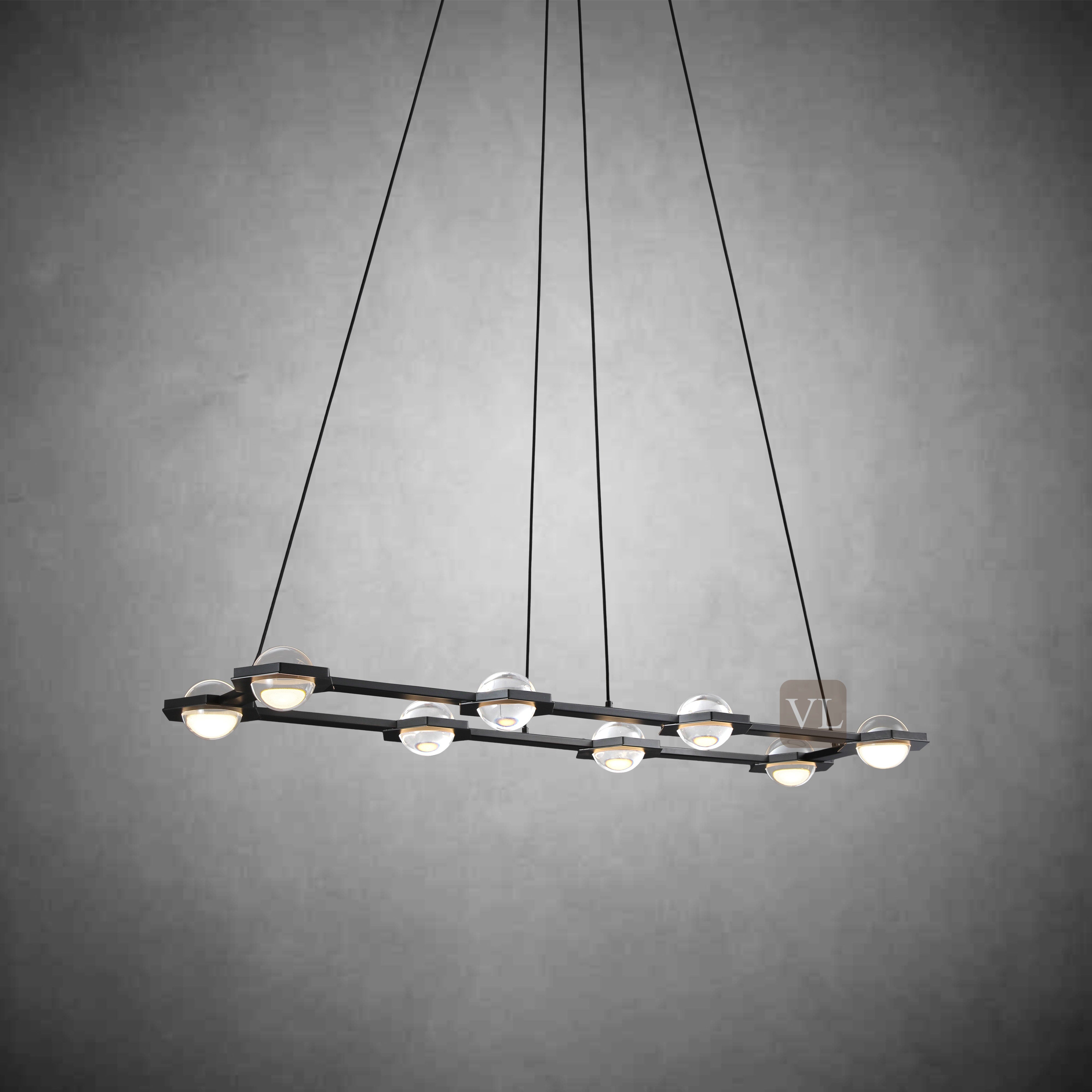 Eclarae Rectangular Chandelier
