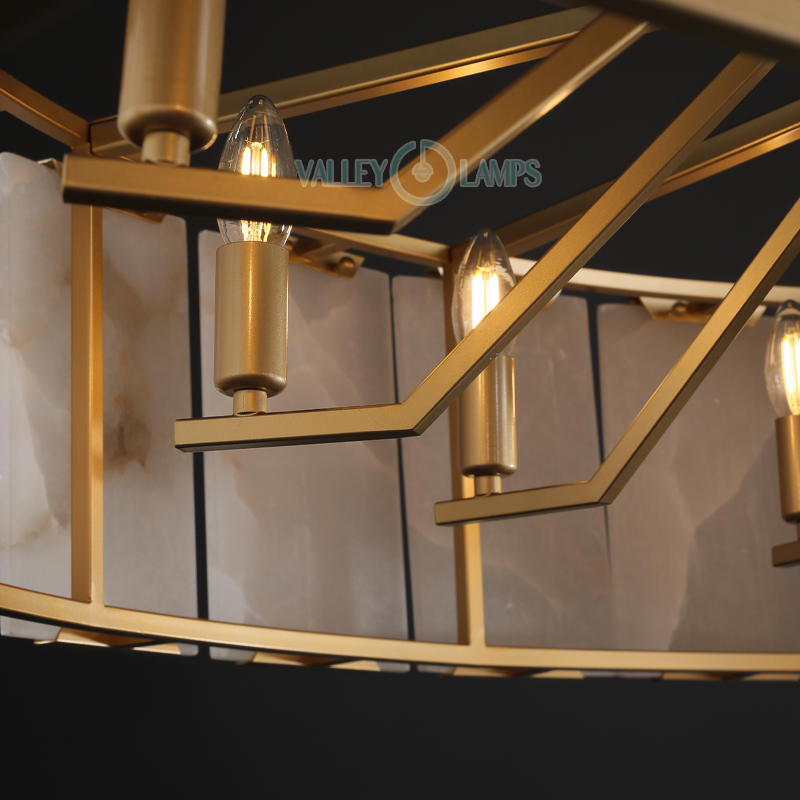 Hartley Calcite Round Chandelier 19"/31"/43"/60"