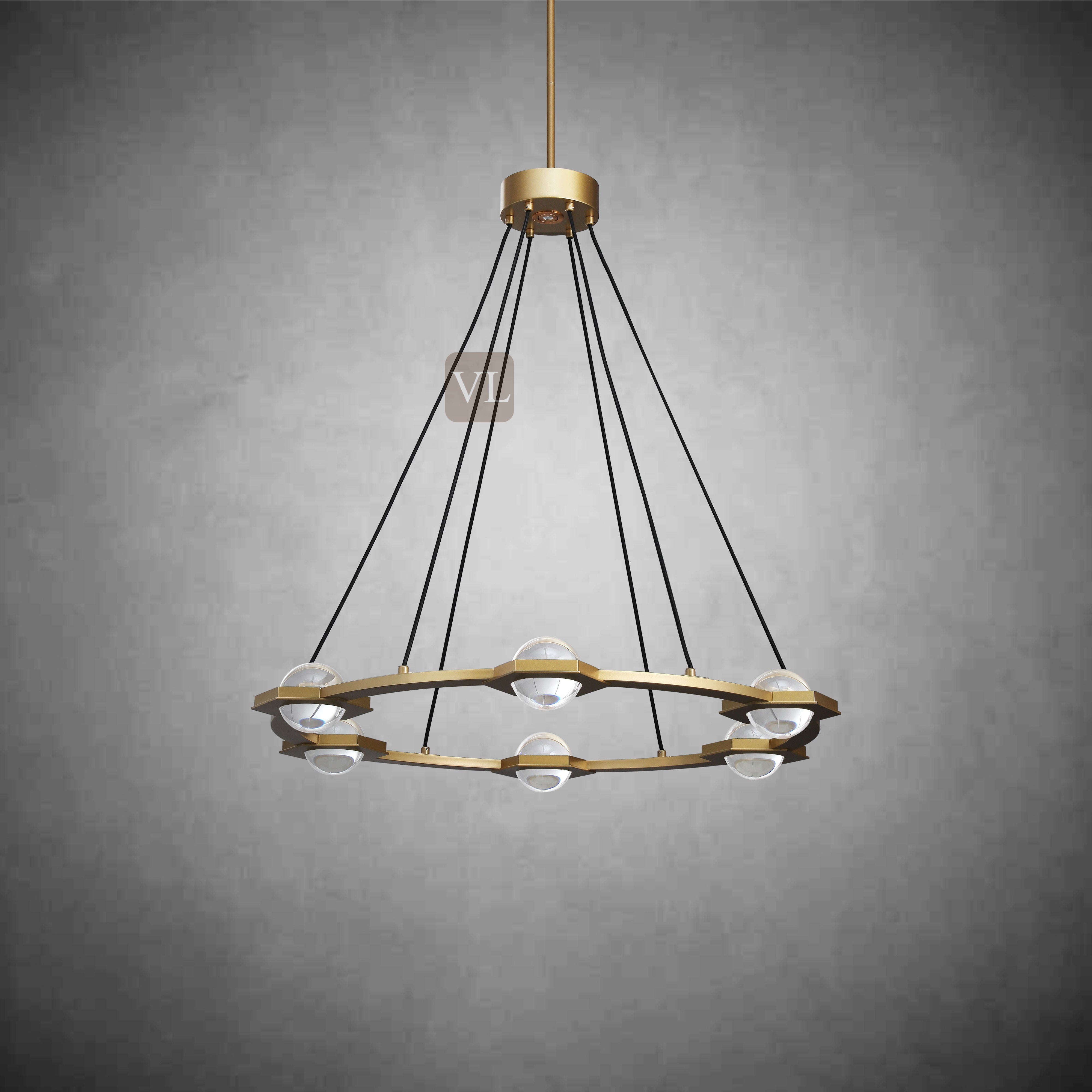 Eclarae Round Chandelier
