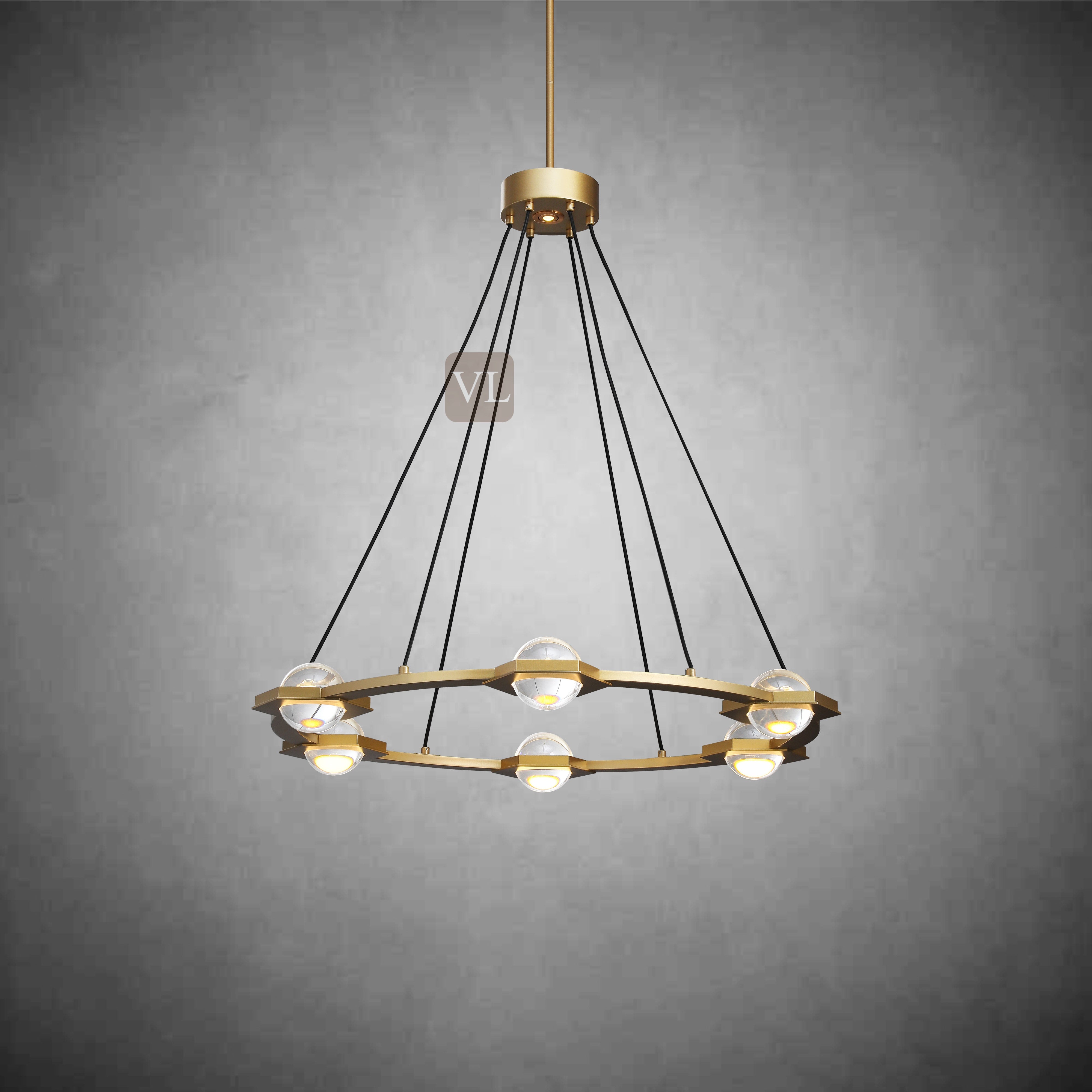 Eclarae Round Chandelier