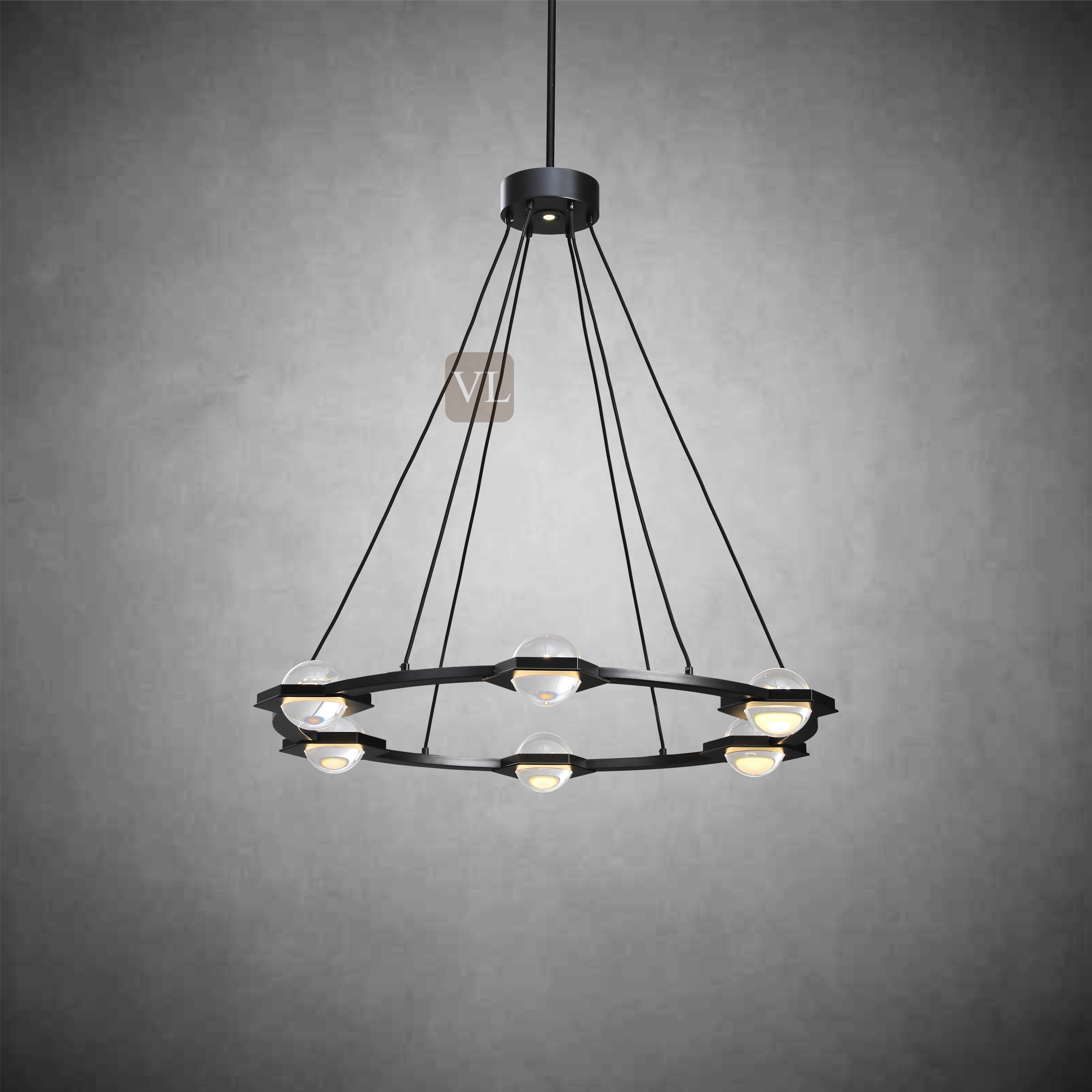 Eclarae Round Chandelier