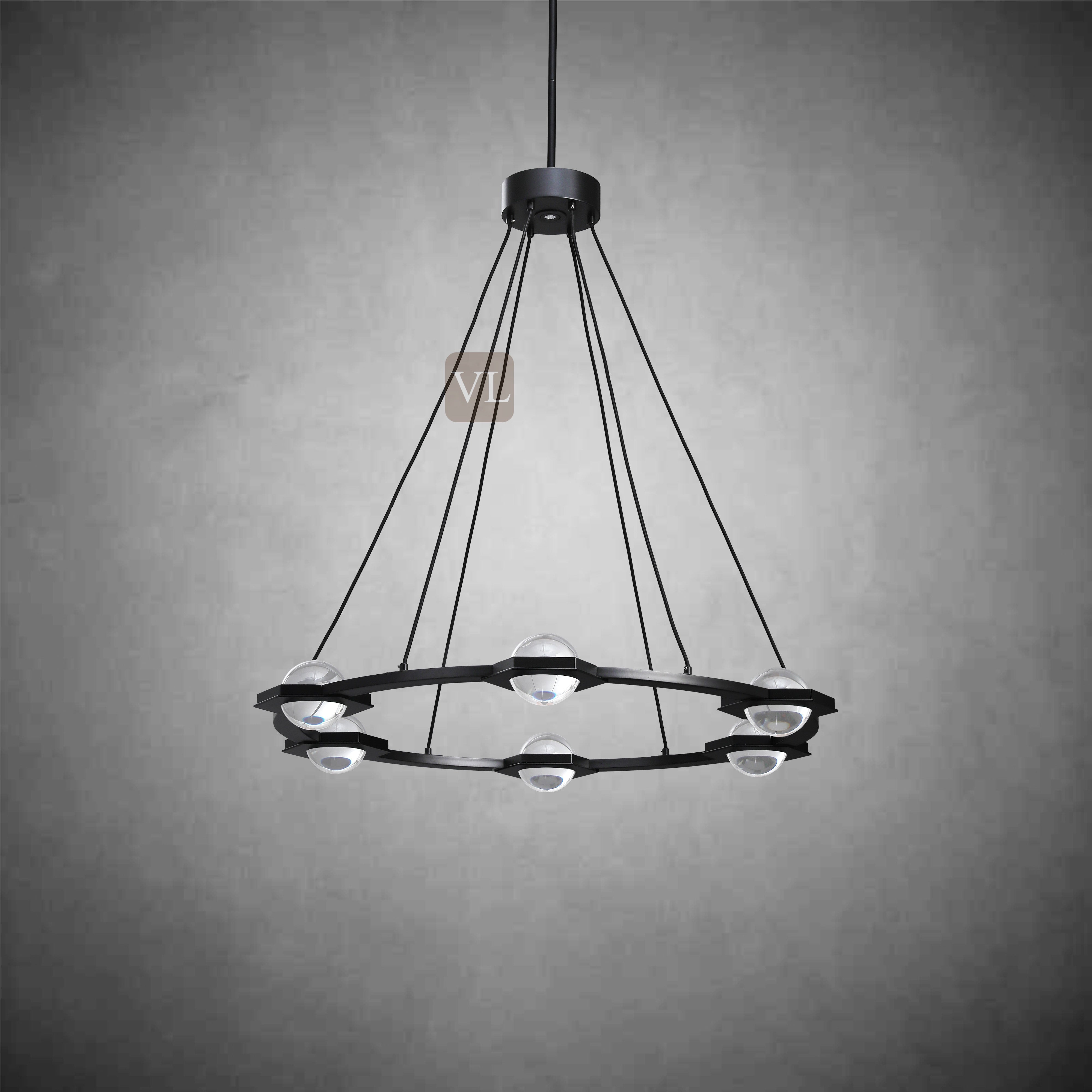 Eclarae Round Chandelier
