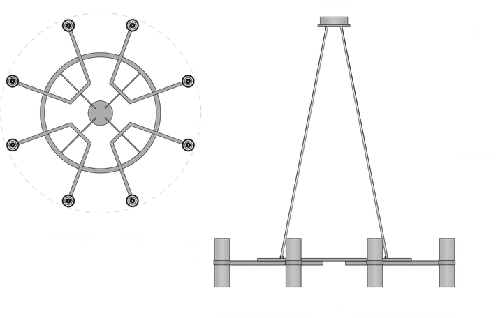 Voltaire Circular Chandelier