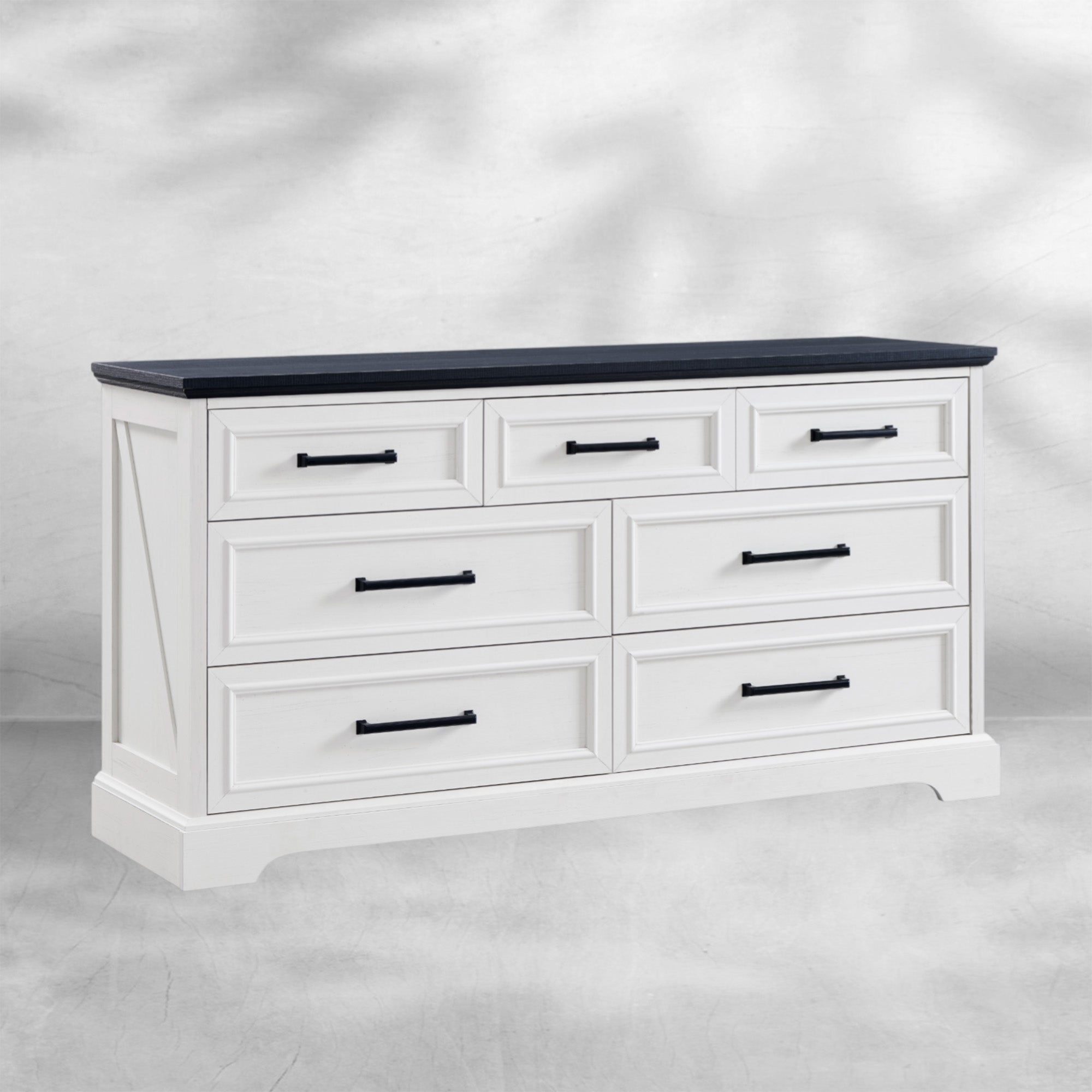 52" Wide Farmhouse 7-Drawer Dresser