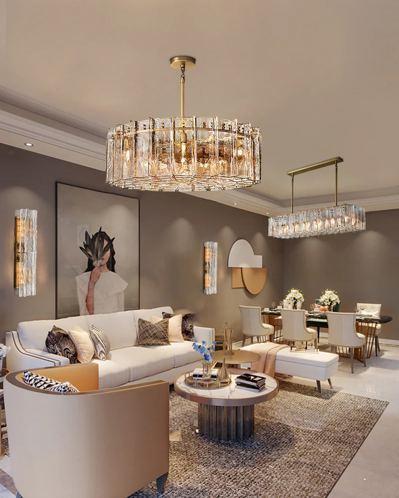 Lattice Round Chandelier