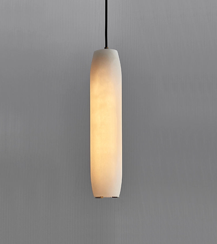 Marble Alabaster Flute Pendant Light