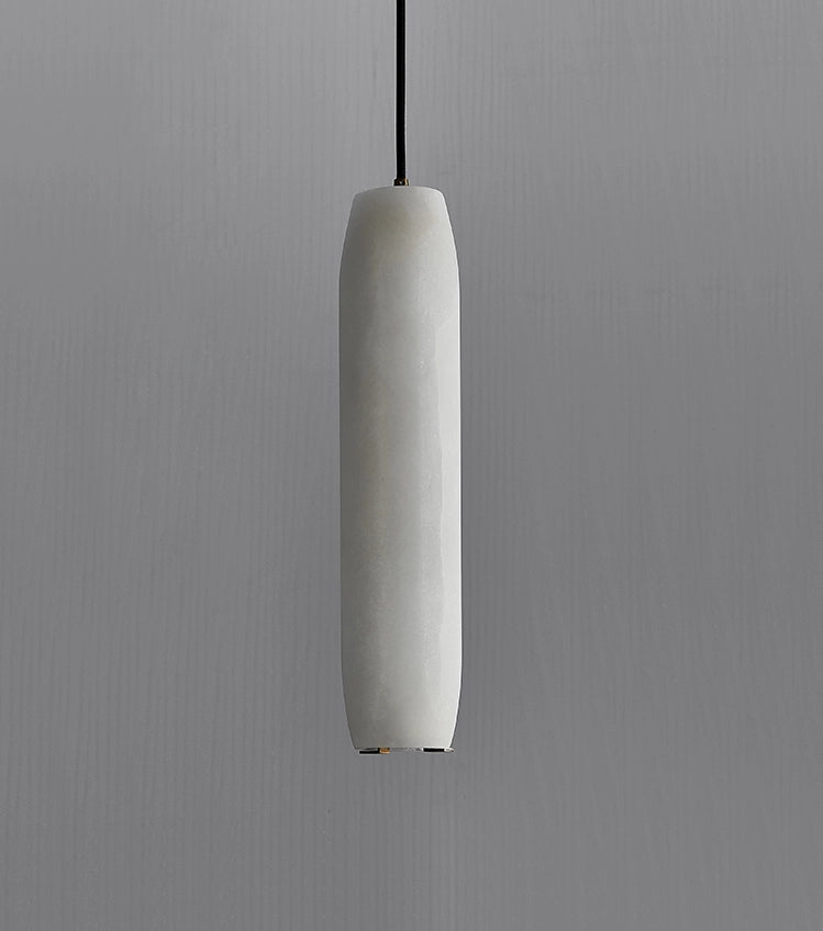 Marble Alabaster Flute Pendant Light