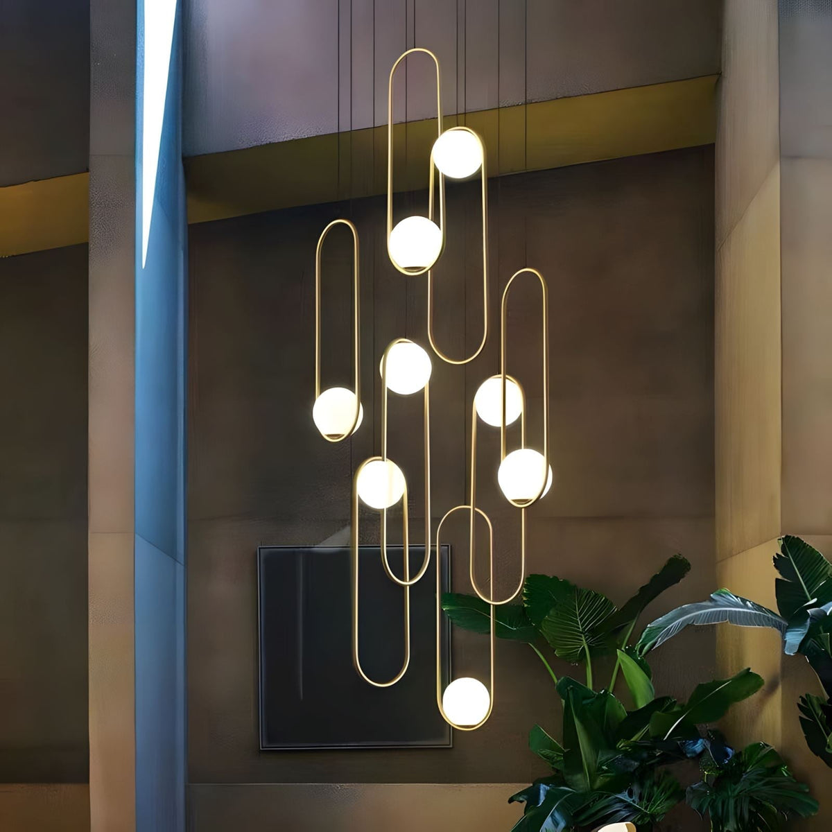 Mila Multi-Light Staircase Chandelier
