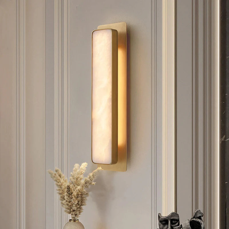 Elegant Montreux AlabasterMarble Wall Lamp with LED