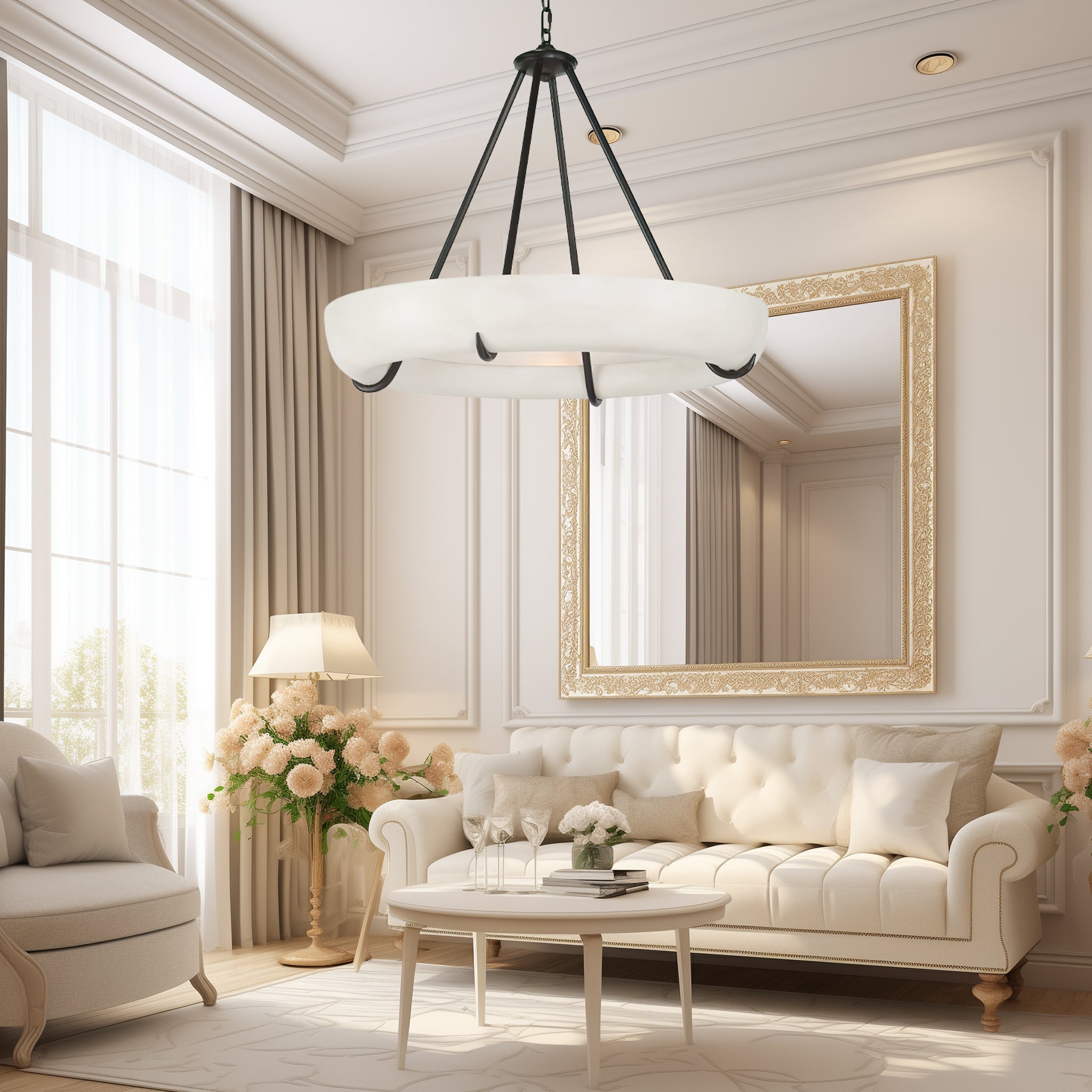 Orion Alabaster Chandelier - Vakkerlight