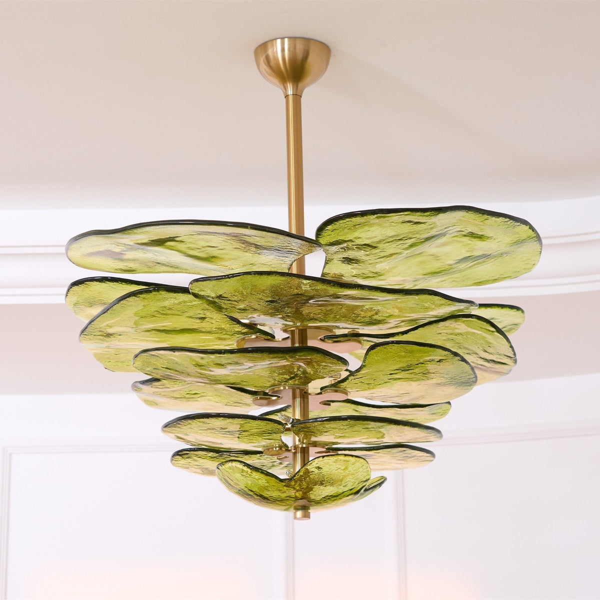 Petal Layered Murano Glass Chandelier
